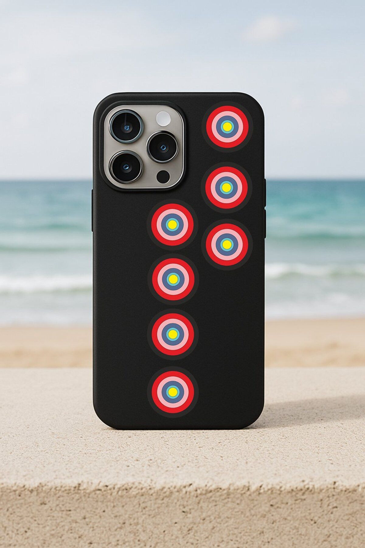DEMİNA iPhone 11 Pro Uyumlu Nazar Boncuğu Tasarım Baskılı Lansman Kılıf