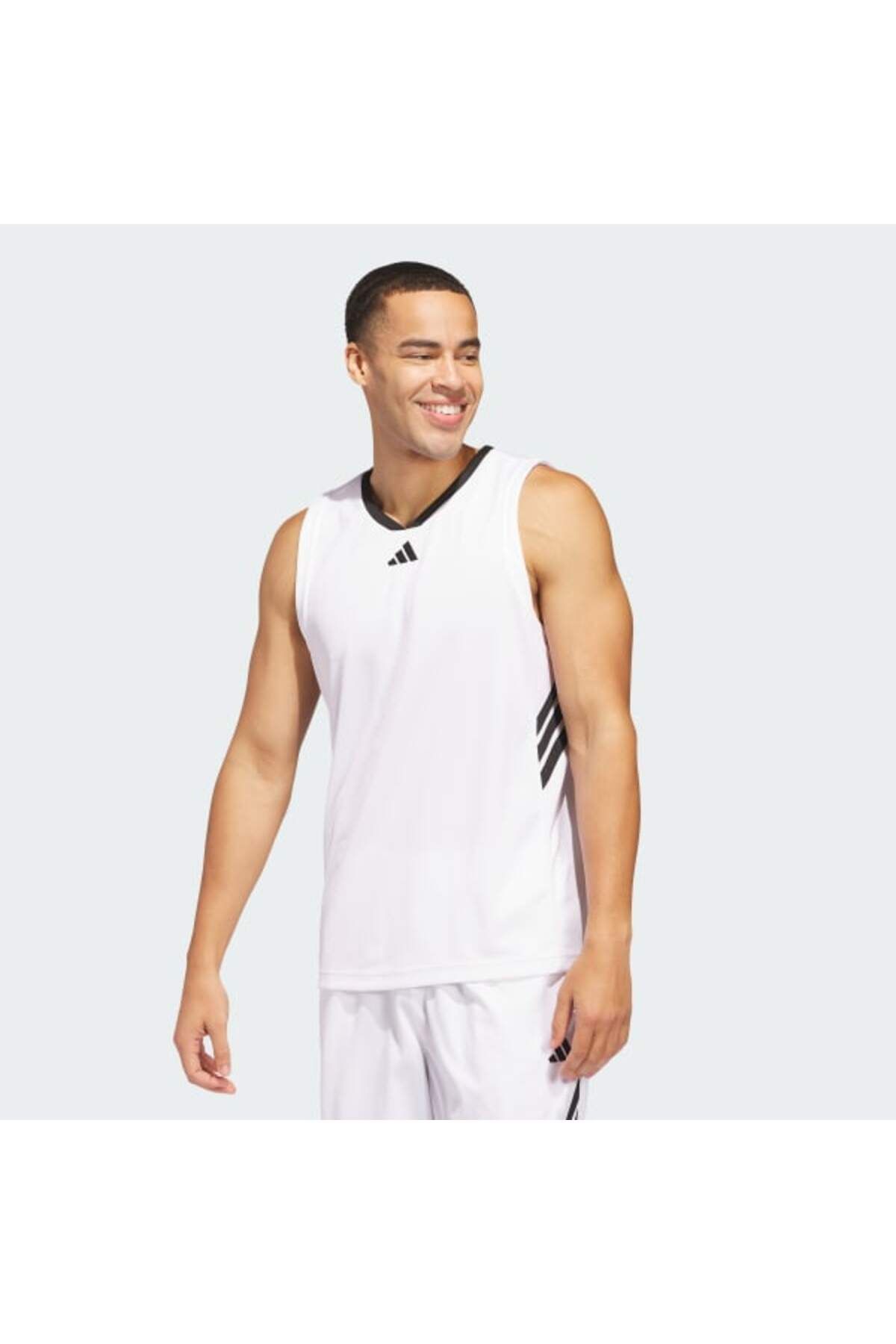 adidas Erkek Beyaz 3-stripes Tank Atlet Jn4745