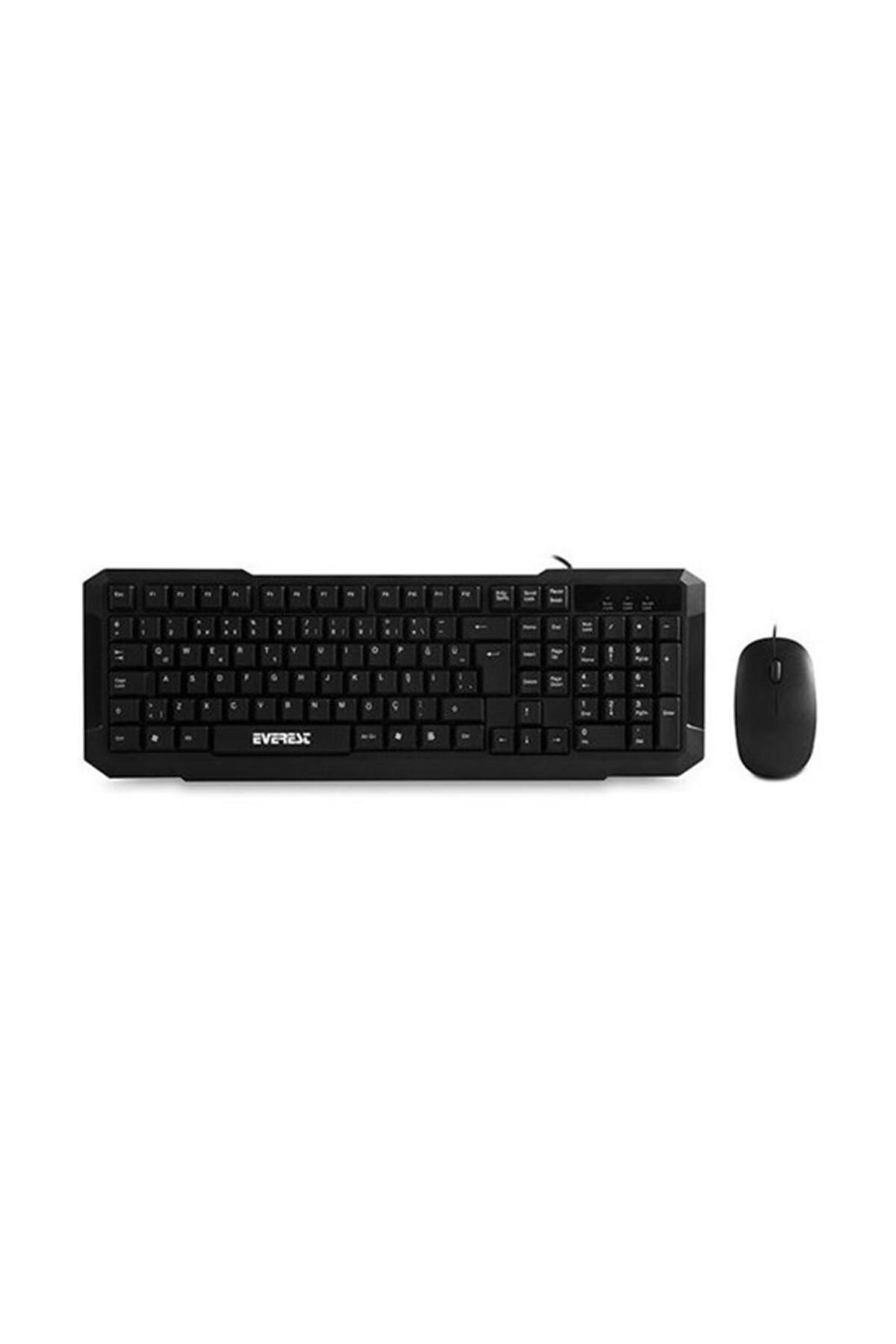 Vobotek Teknoloji KM-515 Siyah Usb Q Standart Klavye + Mouse Kablolu