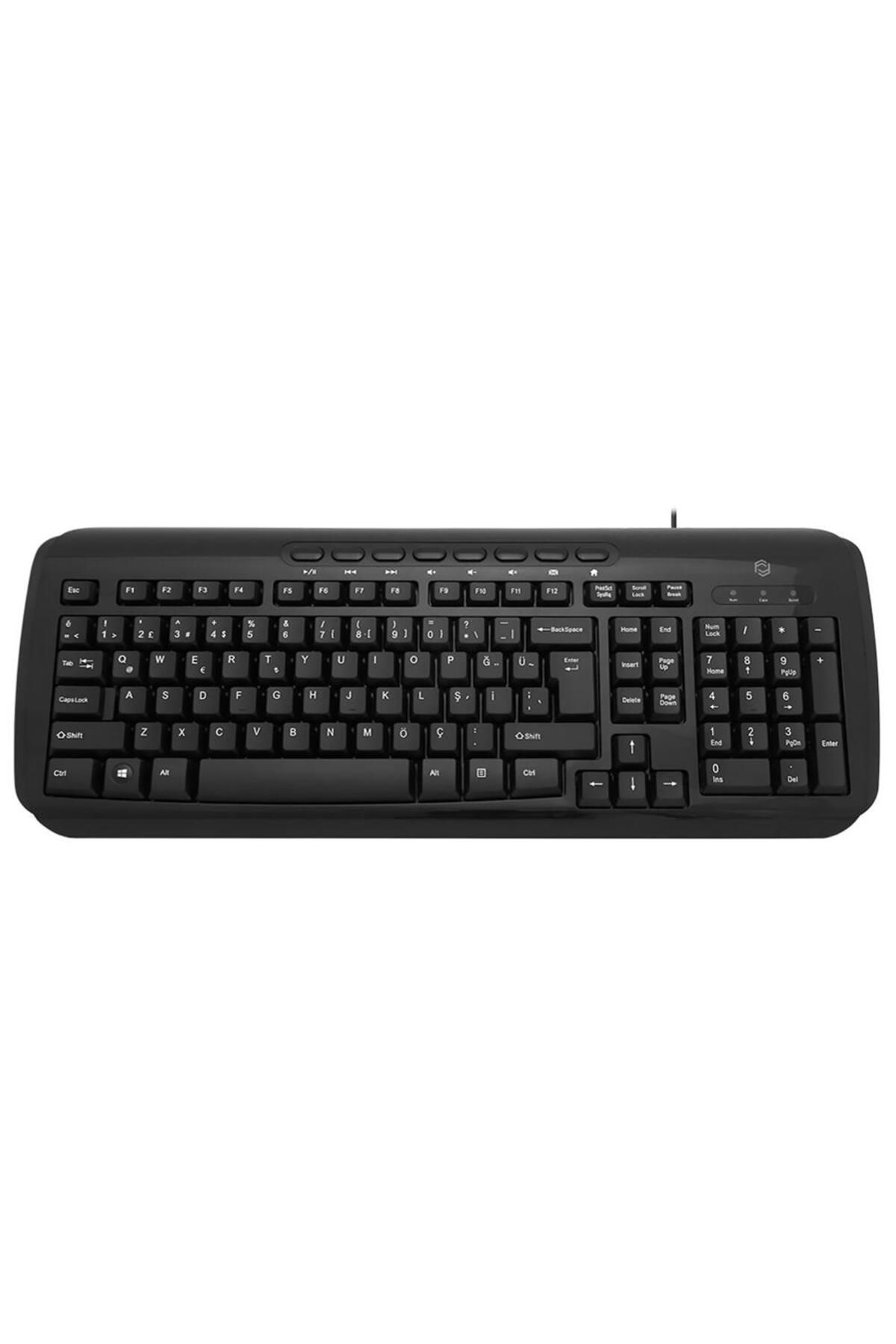 Vobotek Teknoloji Frisby FK-4845QU Kablolu Q-Türkçe Multimedya Klavye