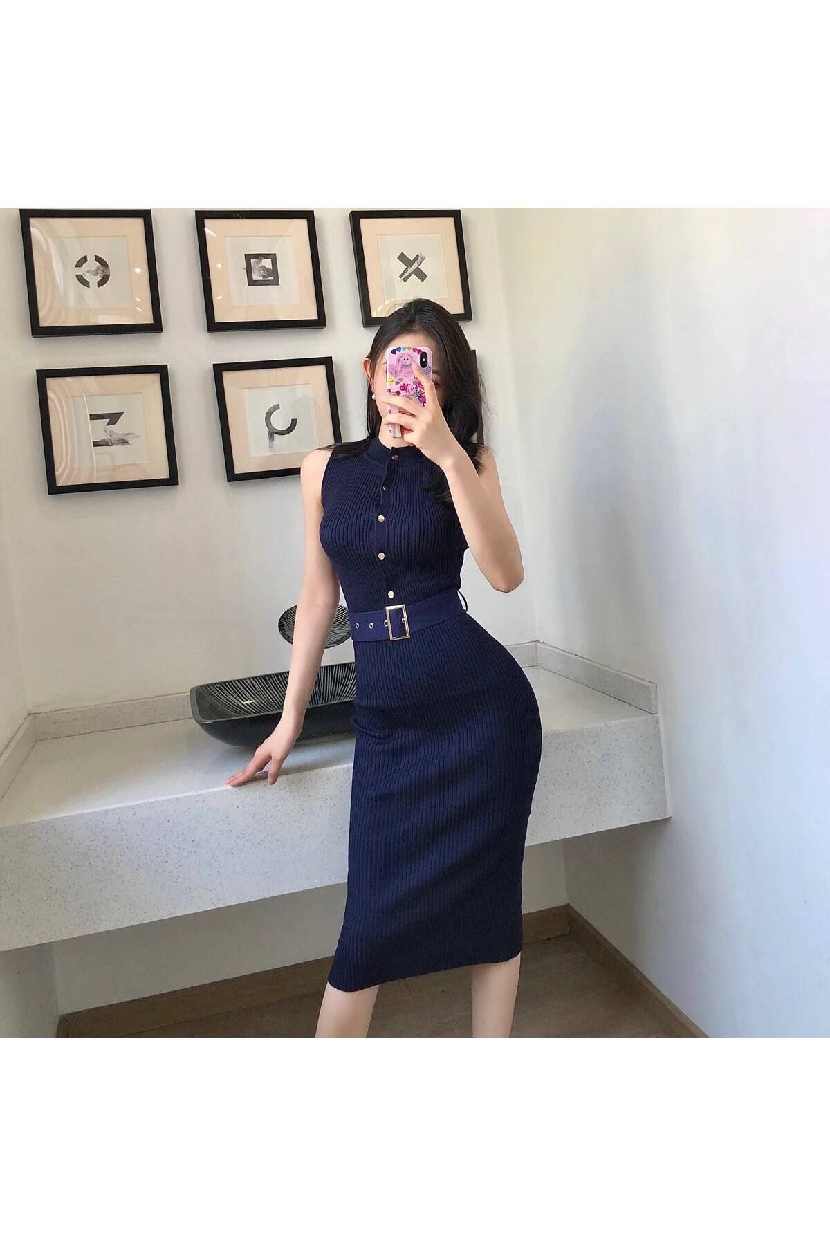 Abalı new model-- kemerli ،Triko,pamuklu, yazlık Elbise Jar Almajboir Z-,A- model