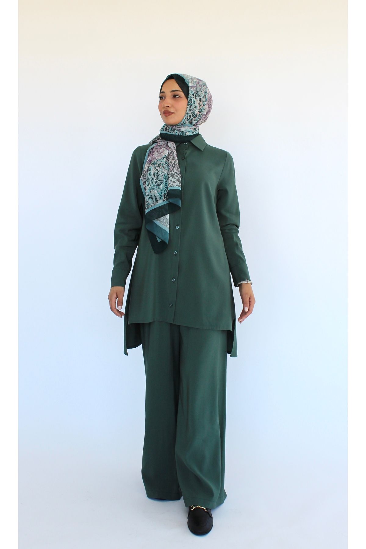 Aze Official Düğmeli Gömlek – Pantolon Takım