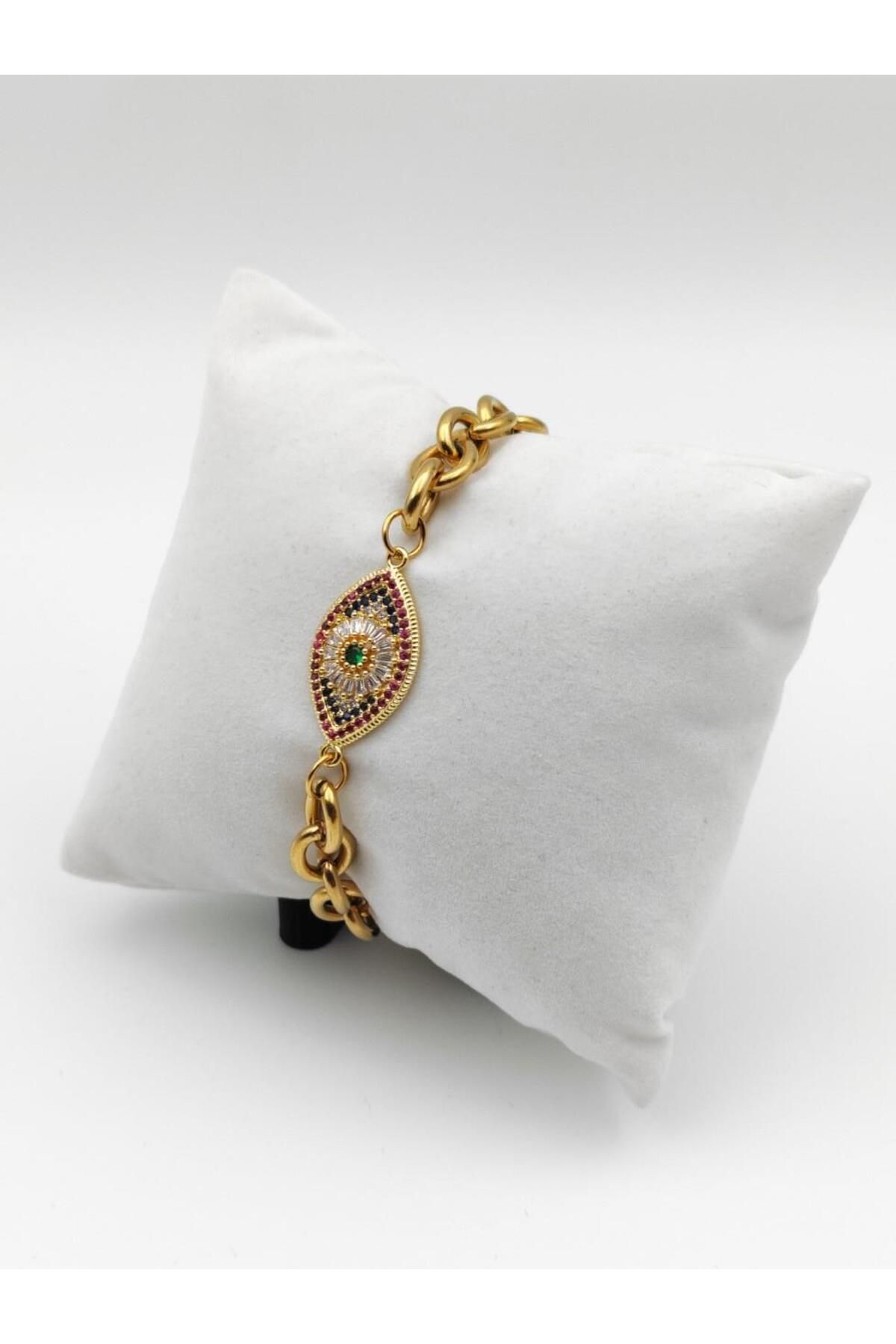 Nsl Jewels TEK GÖZ TAŞLI BİLEKLİK