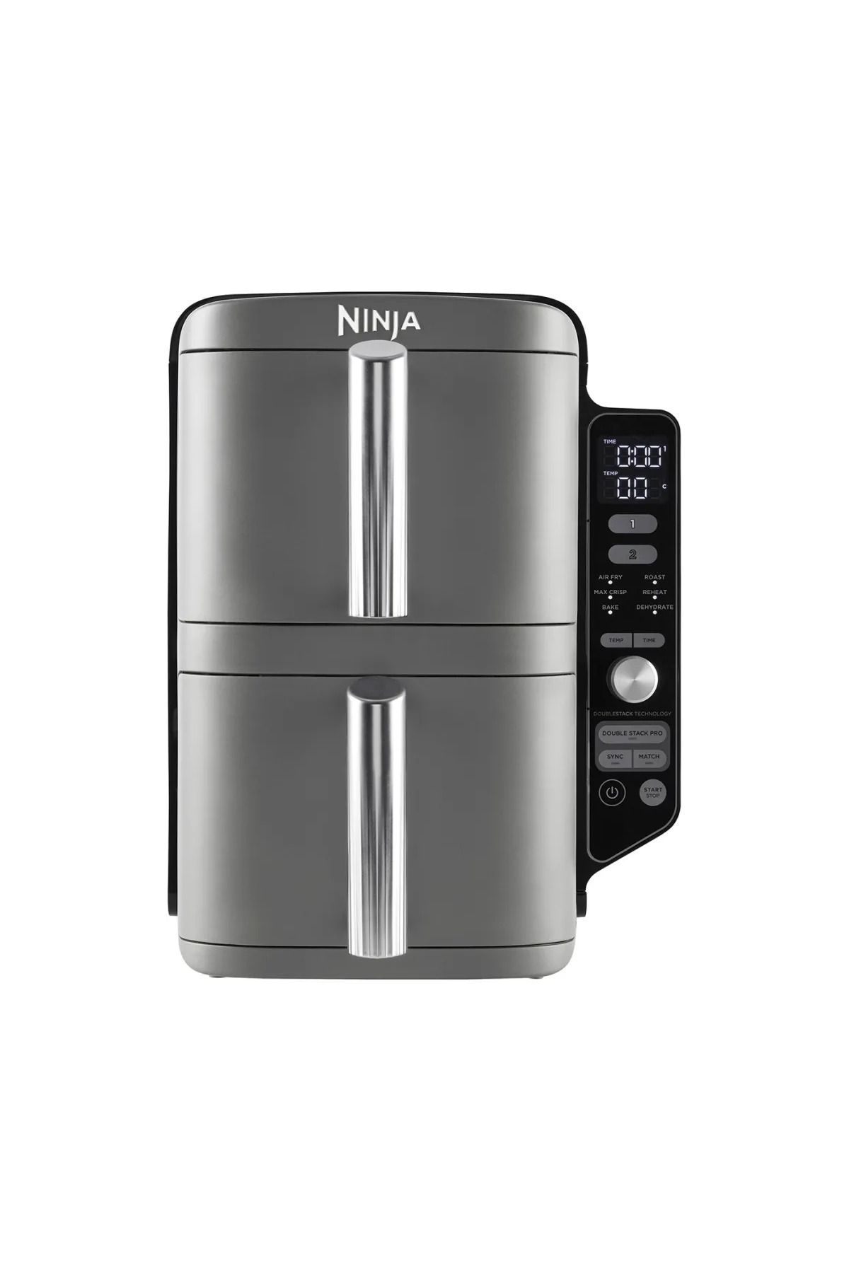 NINJA-Ninja SL400EU Double Stack XL Air Fryer, 9.5 l, 2470 W, 6 programs (Grey) 5
