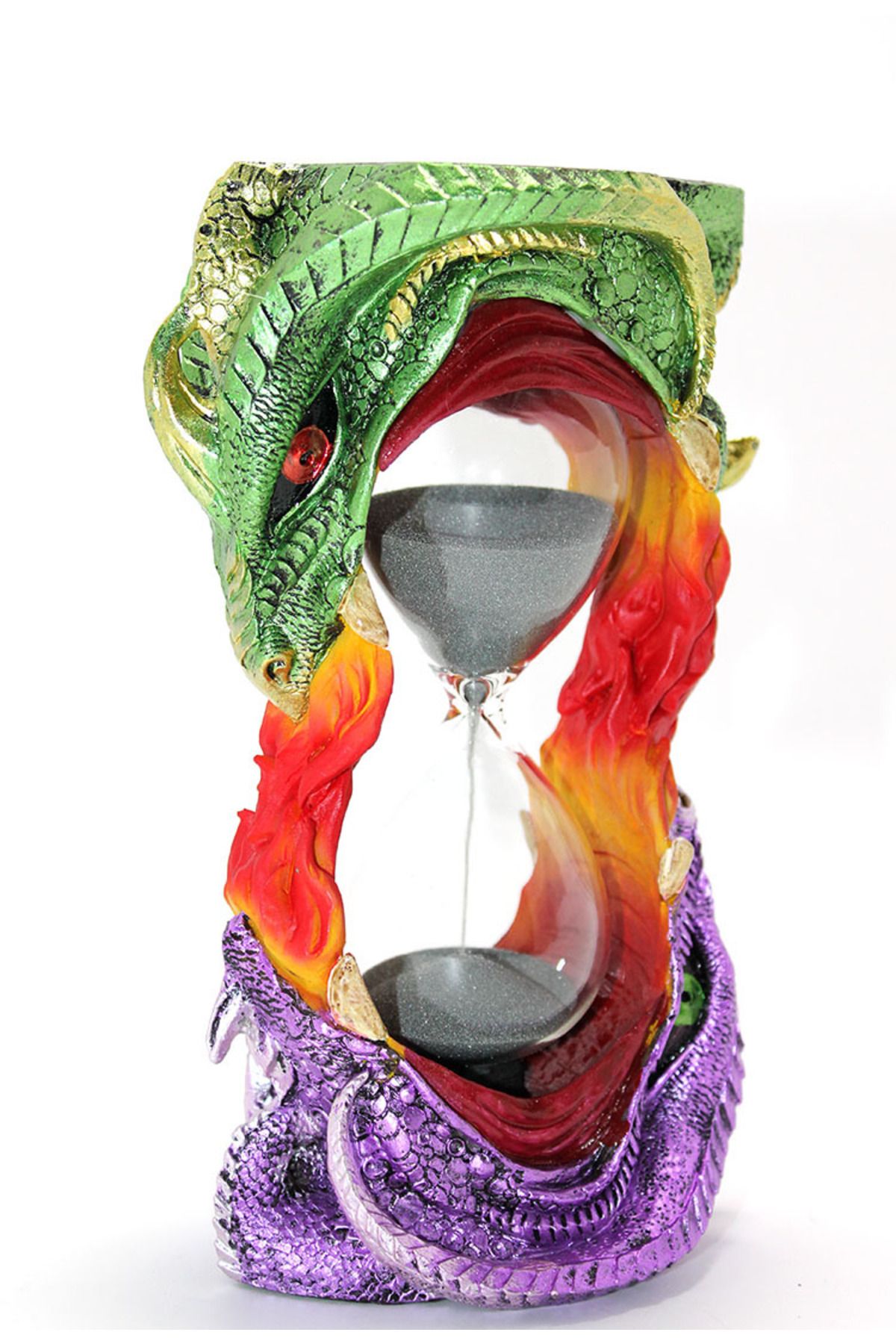 Linarx Polyester Dragon Tasarımlı Kum Saati Model 1