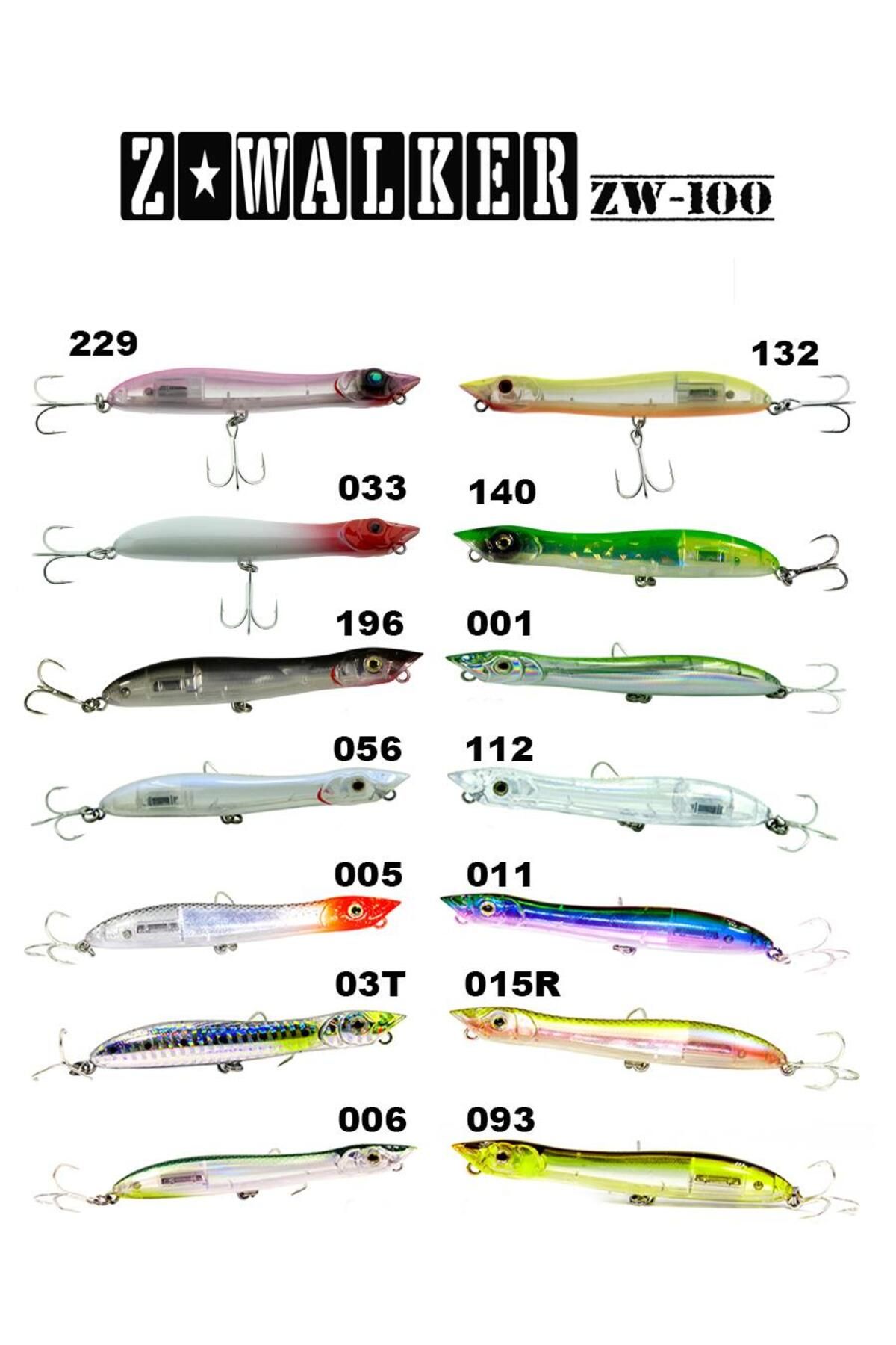 Fujin Z-Walker 100mm 11gr Su Üstü Maket Balık