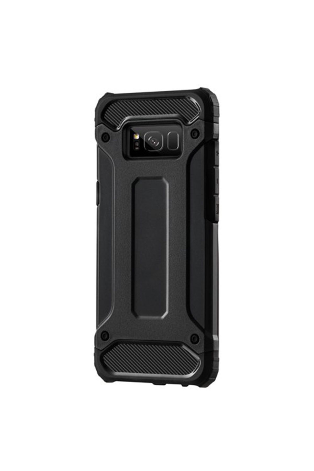 SKYDDAR INNOVATION-Carcasă pentru Samsung Galaxy S8 Plus, Hybrid Armor, Margini cauciucate, Rezistentă la șocuri, set autocolante, Negru 2
