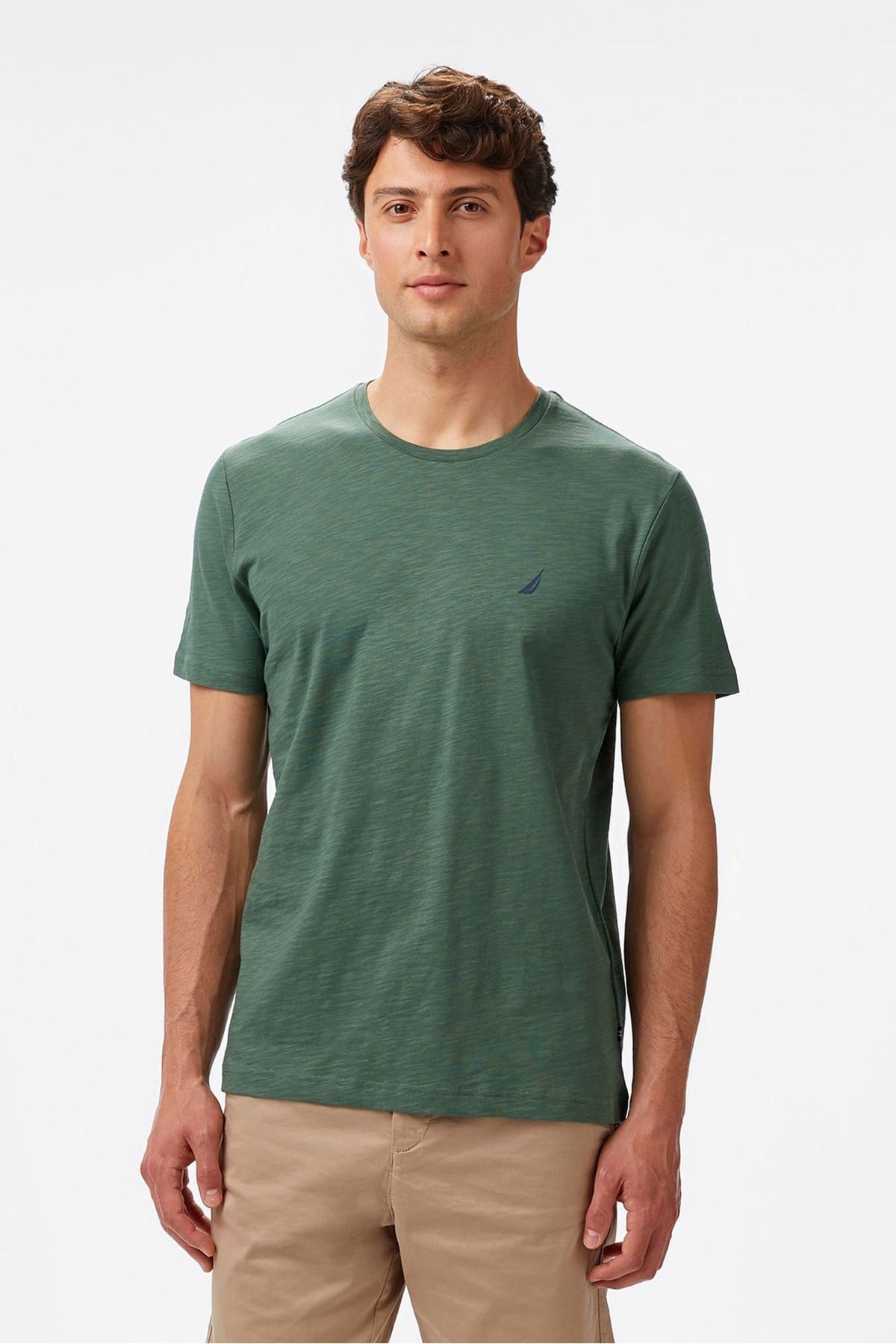 Nautica Erkek Regular Fit T-Shirt - Yeşil