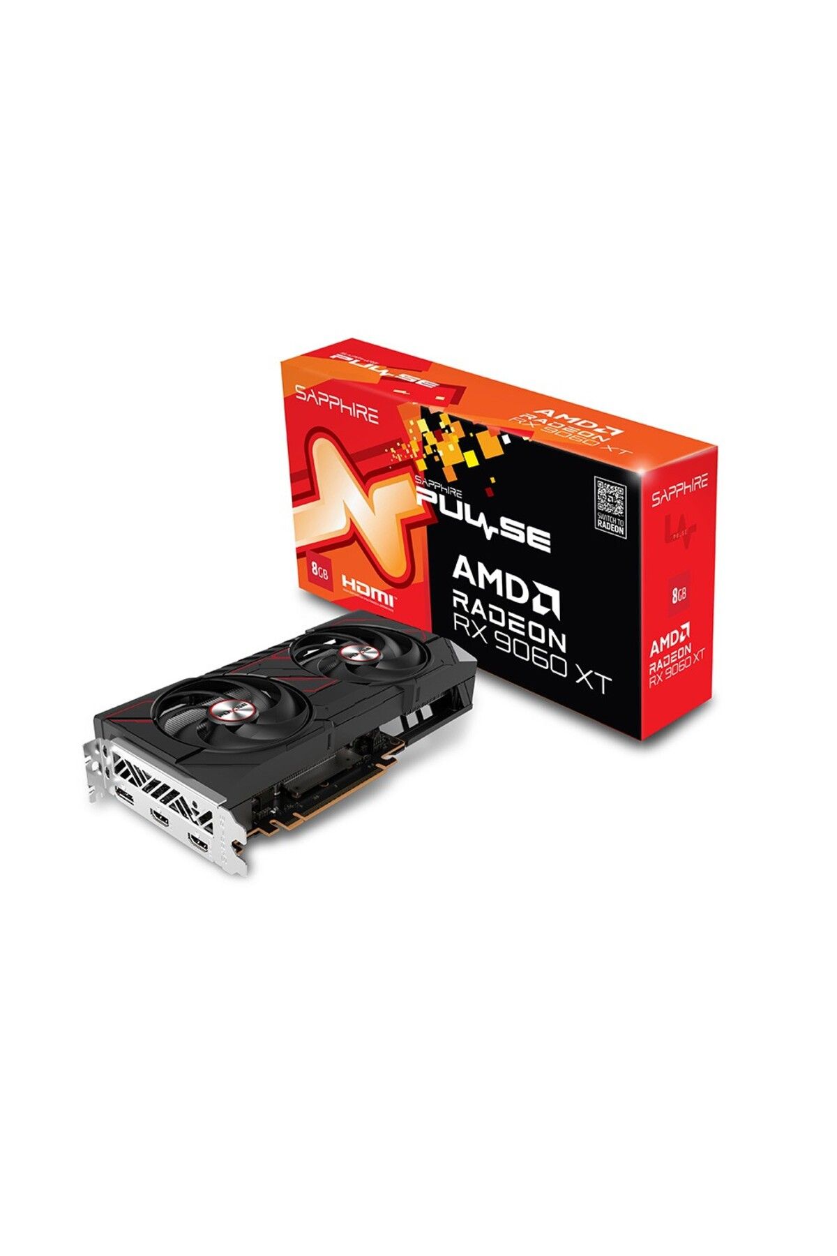 SAPPHIRE Radeon RX9060 XT PULSE GDDR6 8GB 128Bit FSR 4 AMD Ekran Kartı-11350-04-20G