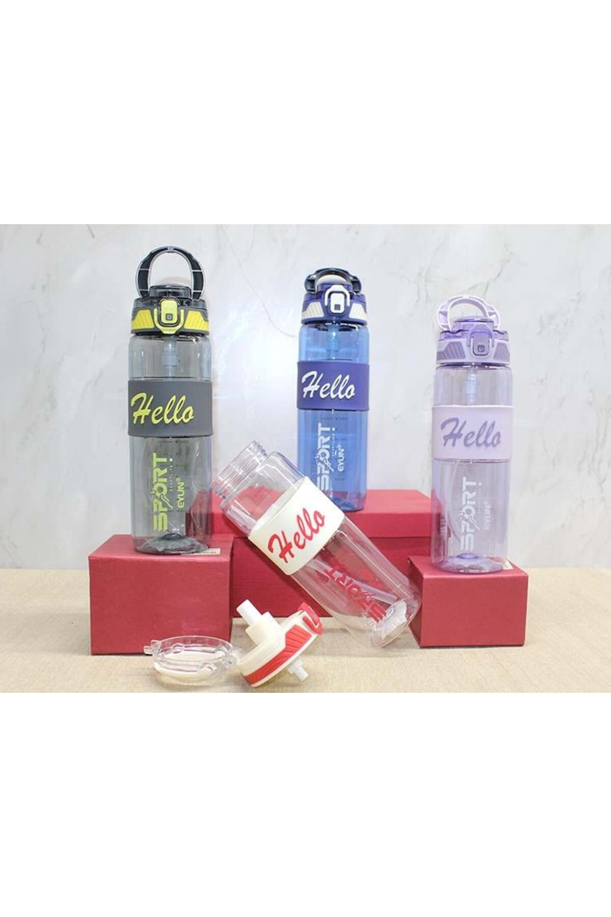 alsepeteavm Tutmalı Su Matarası 800 Ml BPA İçermez Alk2955