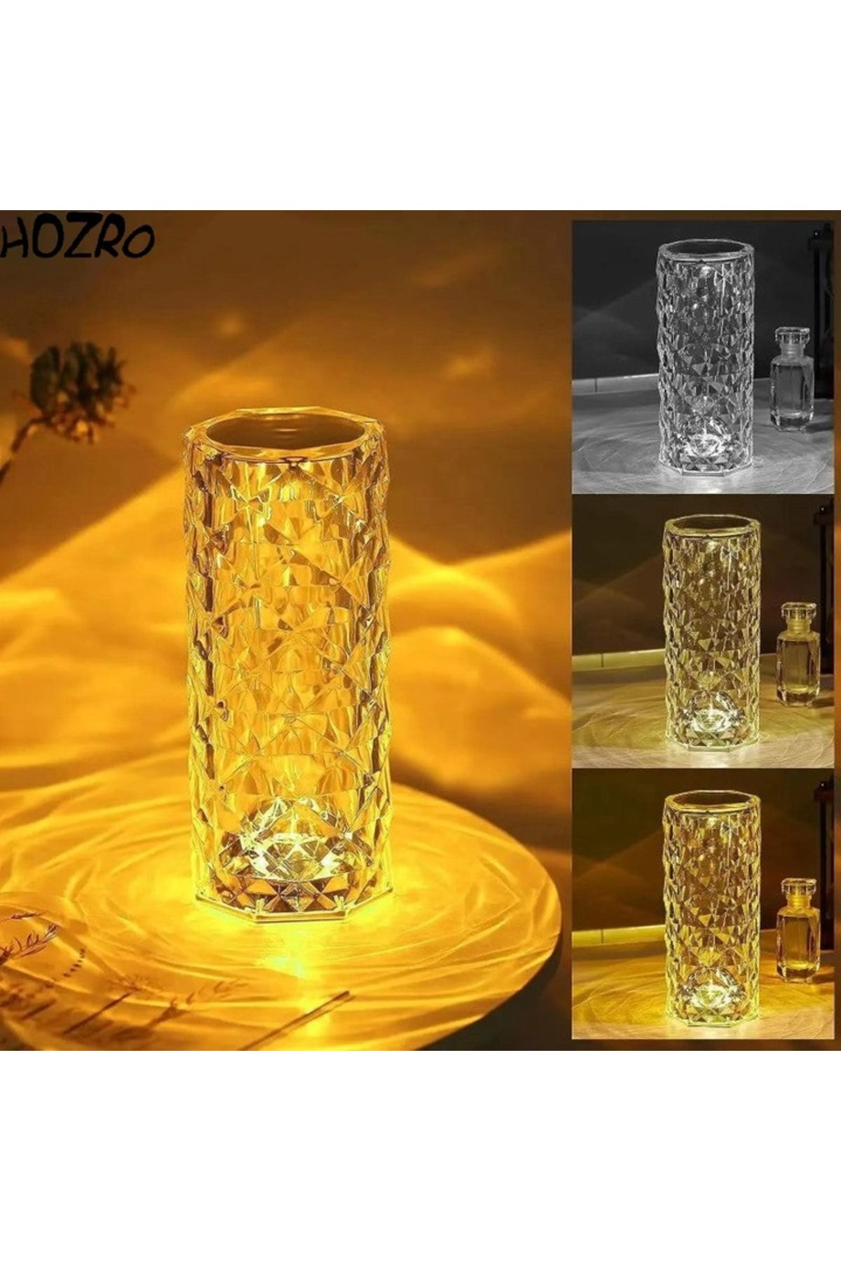 HOZRO-HOZRO LED ambient lamp, with remote control for the office, Touch Control, 16 Lighting Modes, 3