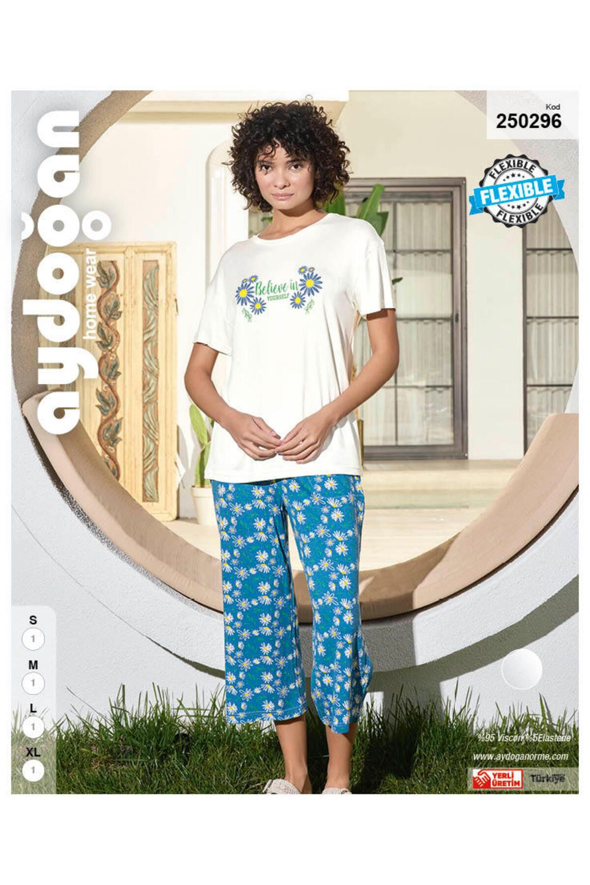 Aydoğan Kadın Yazlık Kapri Pijama Takım 250296