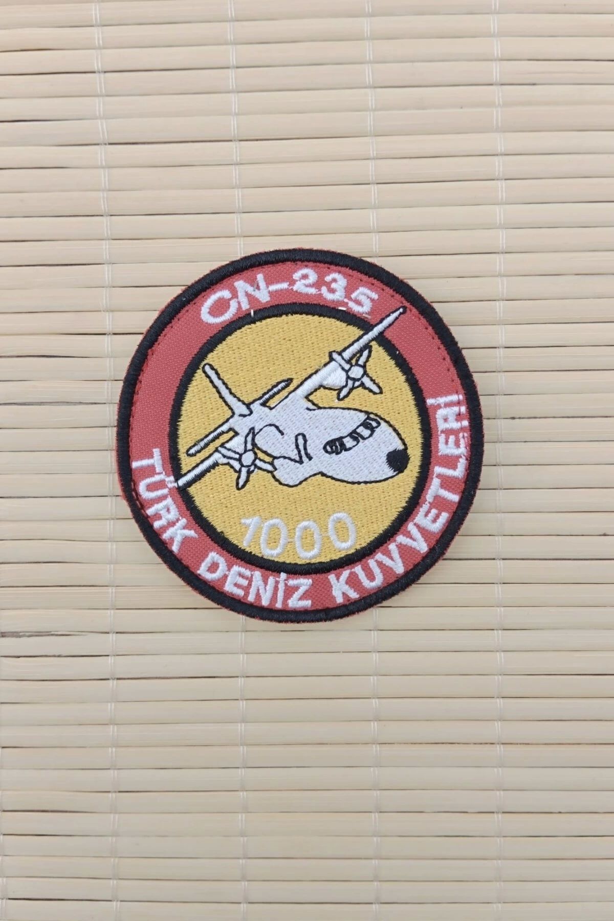 İZMİR ASKERİ MALZEME Turk Deniz Kuvvetleri CN 235 1000 Logolu Nakis islemeli Arma
