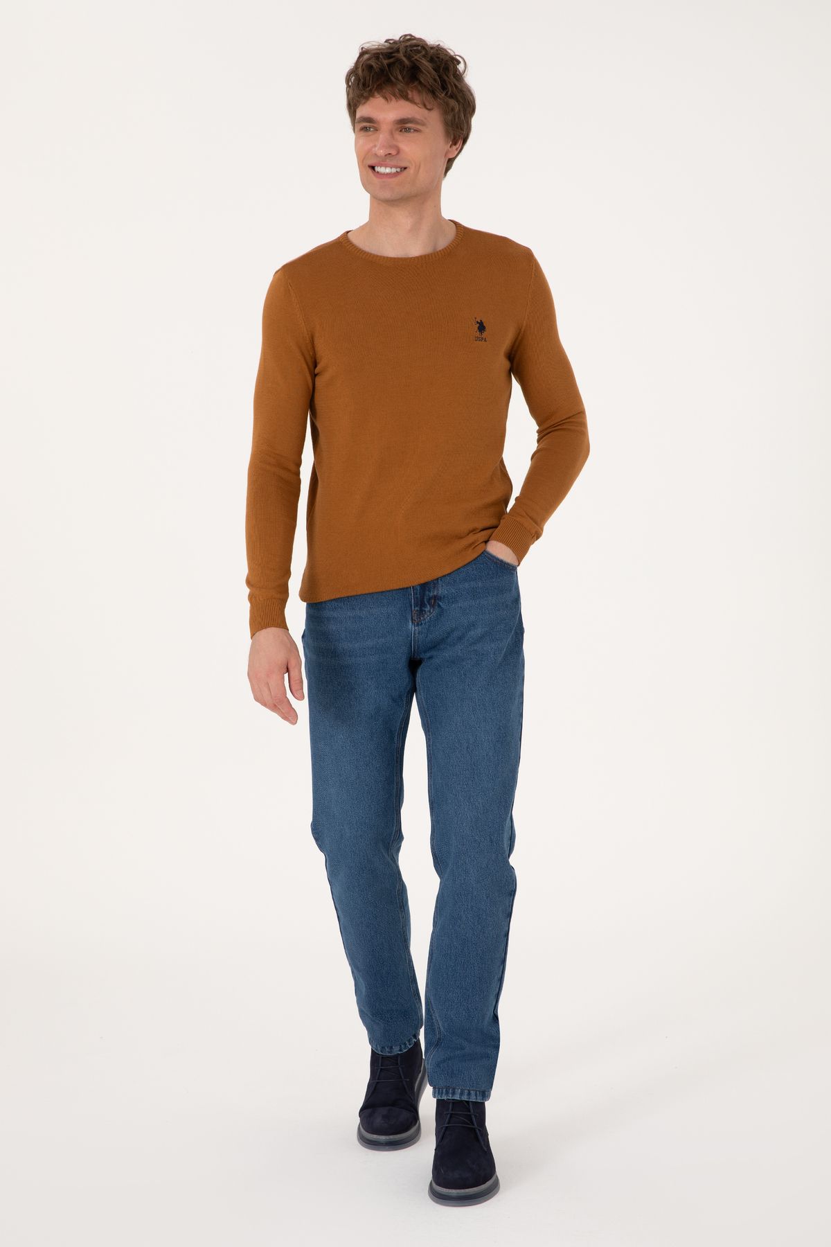 U.S. Polo Assn. Erkek Açık Mavi Jean Pantolon 50290248-DN0021