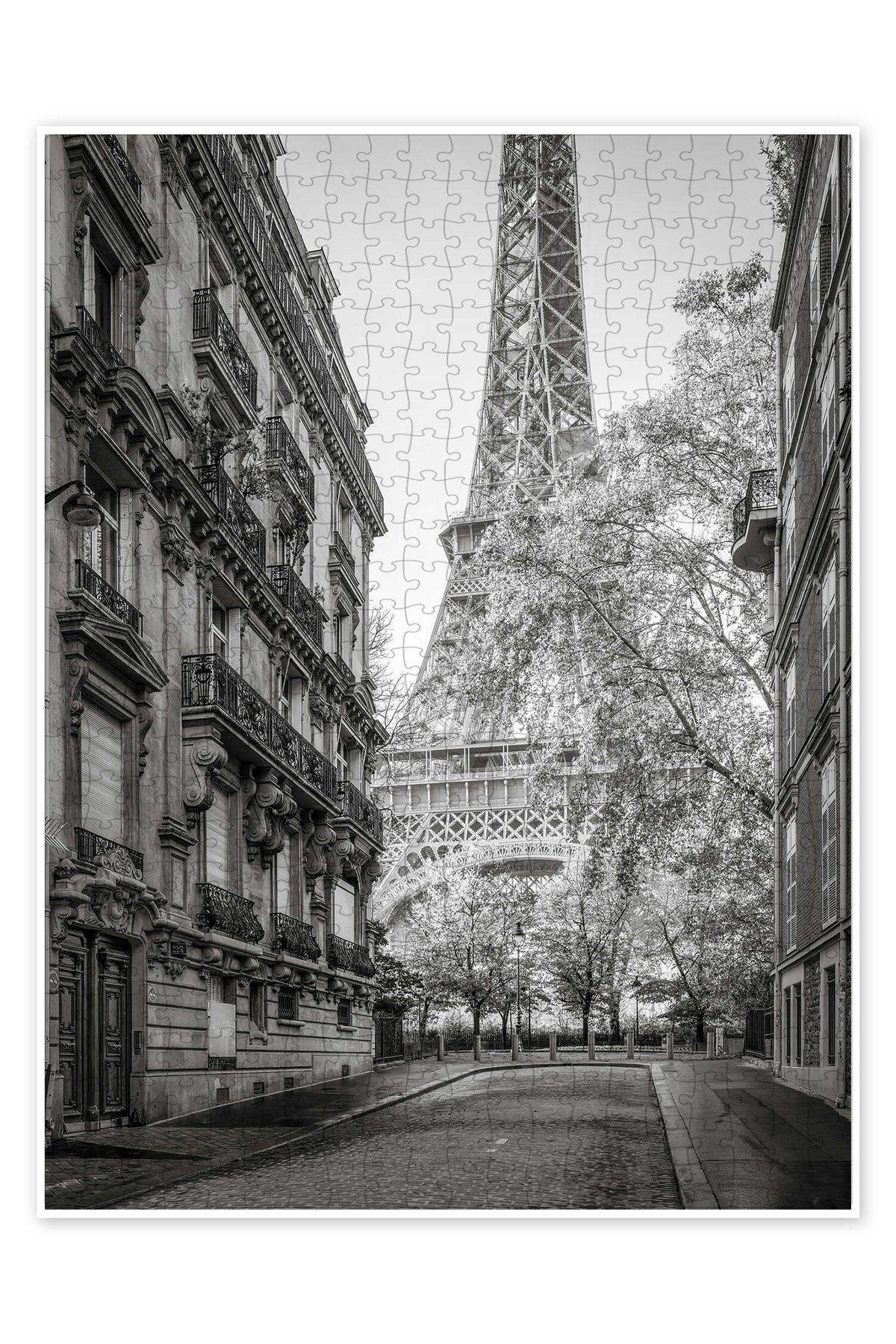 Jeronkarji Eyfel Kulesi Paris 500 Parça Puzzle Yapboz Şehir Manzara Temalı Hobilik