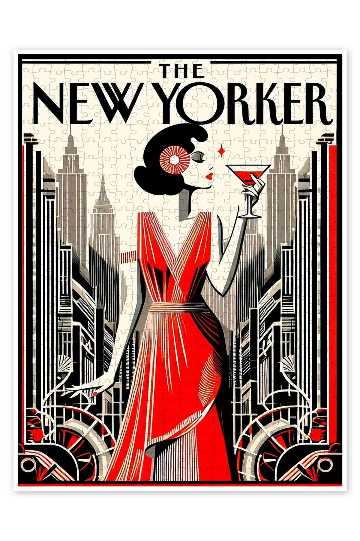 Jeronkarji New Yorker III 500 Parça Puzzle Yapboz Şehir Manzara Temalı Hobilik