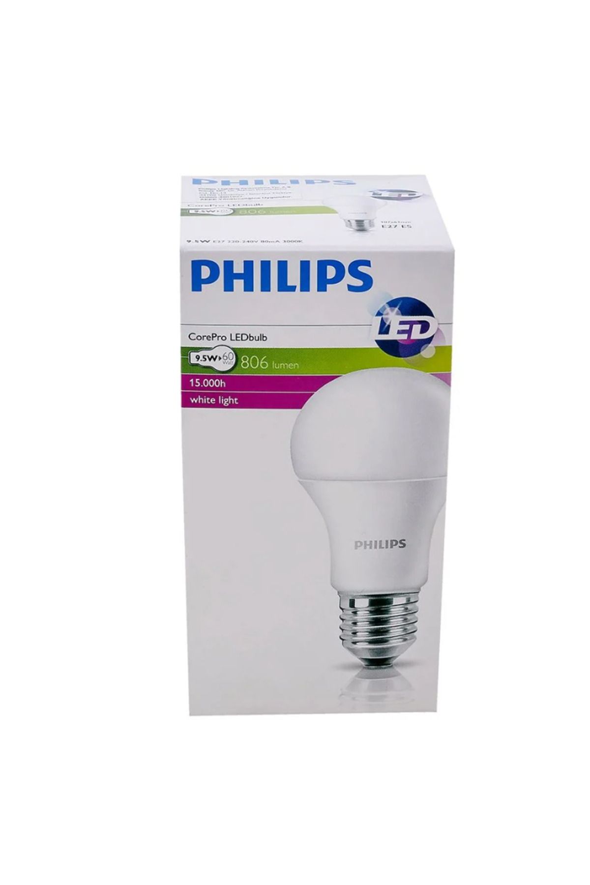 Philips CorePro LEDBulb 9,5-60W E27 830