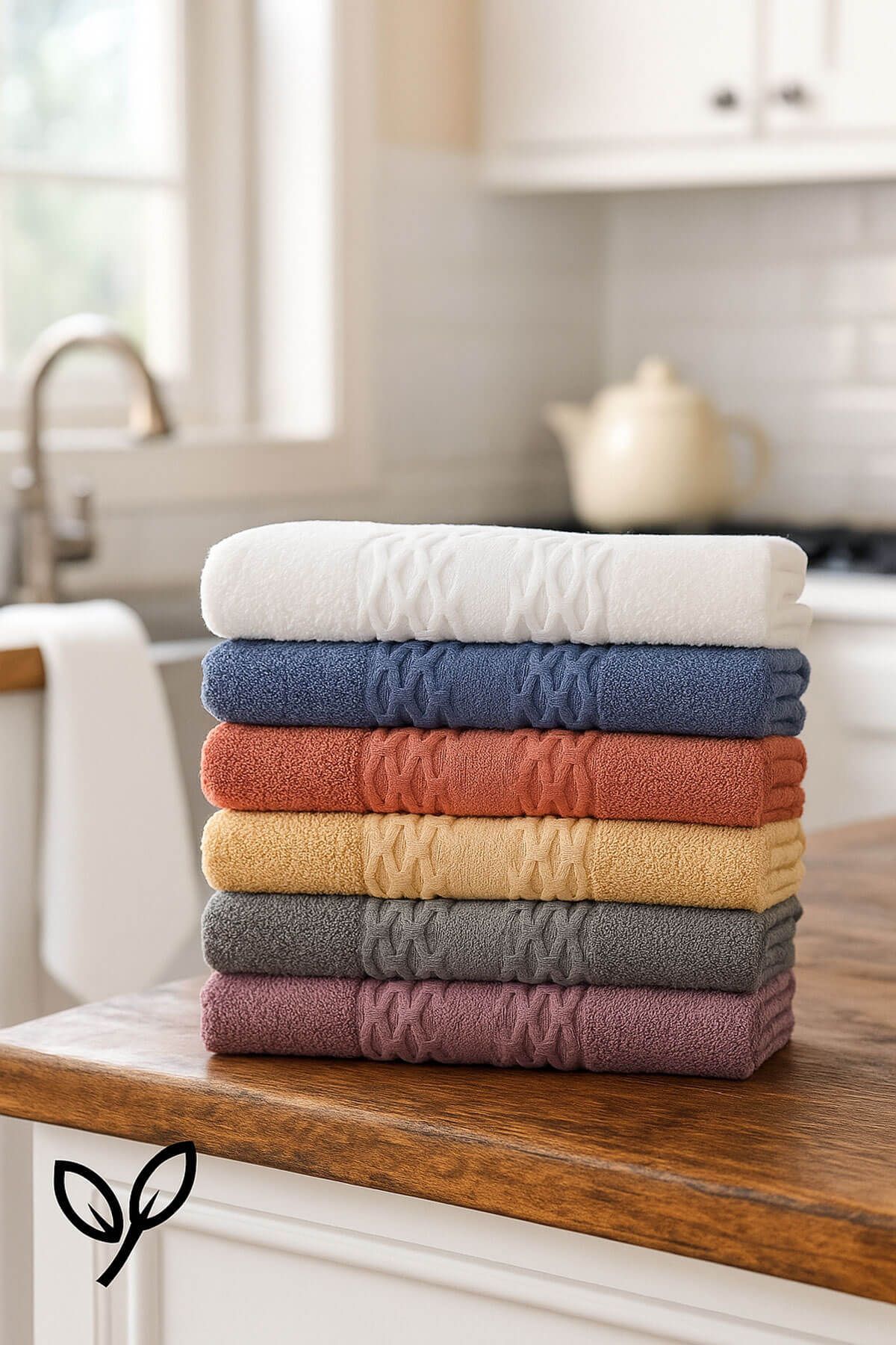 Mira Home 6'lı Mutfak Havlusu Seti 30x50 cm %100 Pamuklu Duru