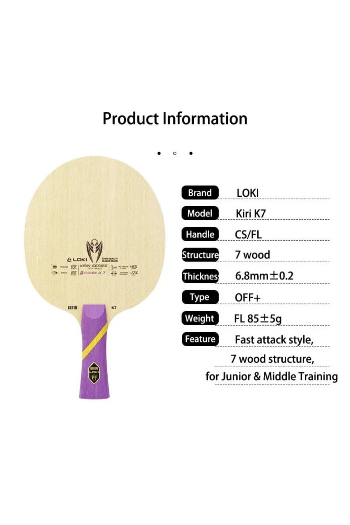 LOKİ-Loki Rxton 7 Professional Combo Racket (Prepare and Ship) 3