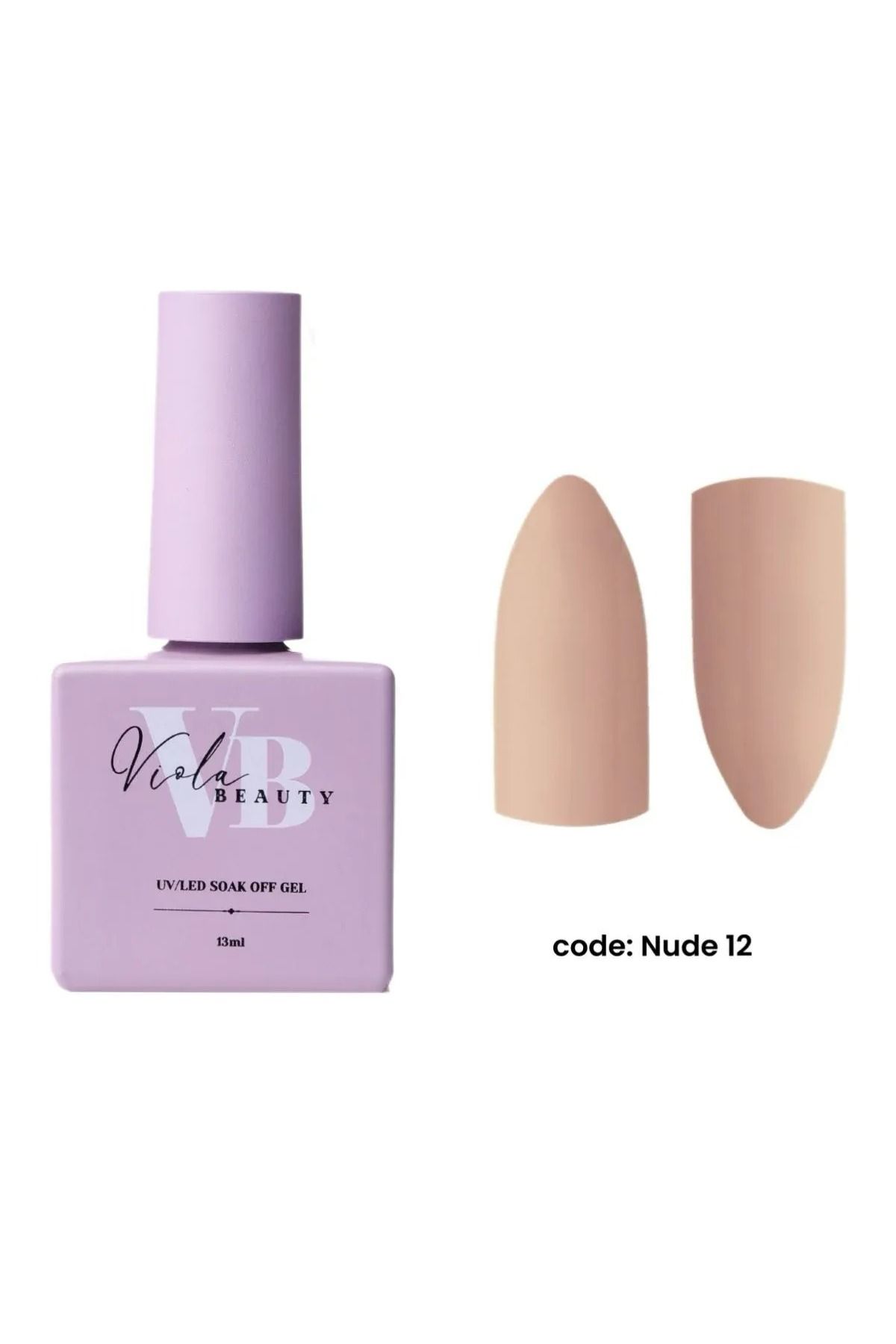 VIOLA BEAUTY Protez Tırnak Kalıcı Oje 2.NUDE Serisi"6 FARKLI RENK" 13 ML -YENİ ŞİŞELERDE