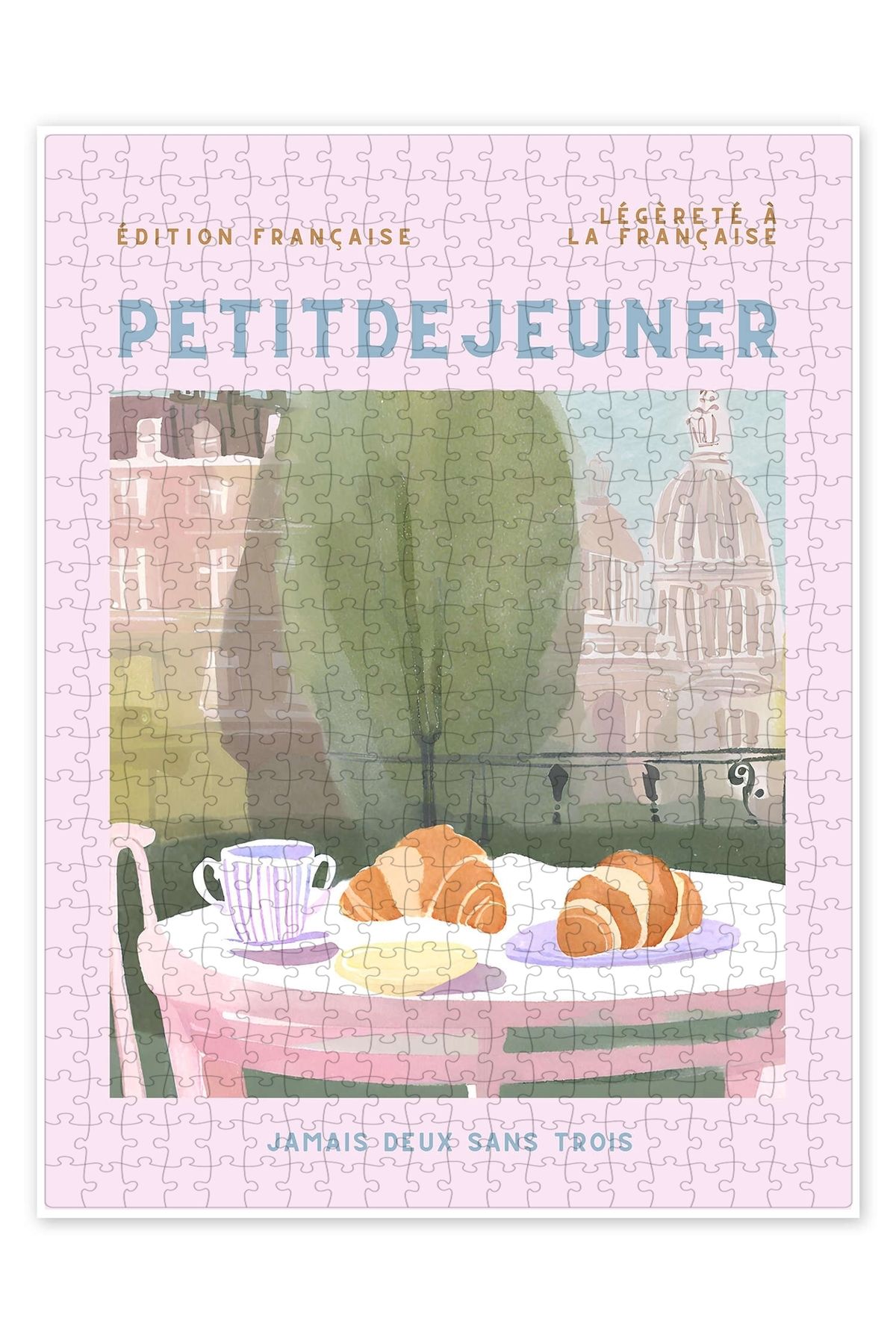 Jeronkarji Petit dejeuner 500 Parça Puzzle Yapboz Şehir Manzara Temalı Hobilik