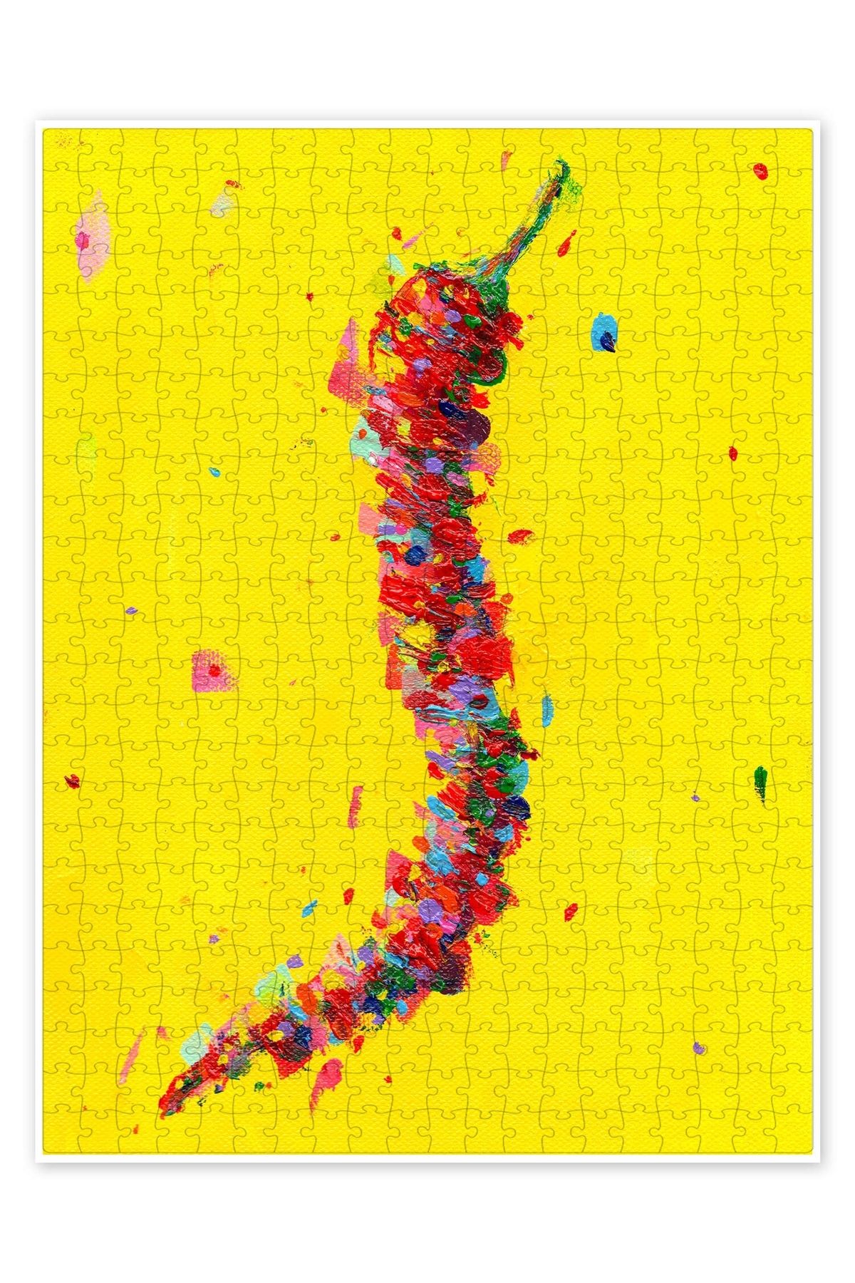 Jeronkarji Chili 500 Parça Puzzle Yapboz Bohem Soyut Sanat Temalı