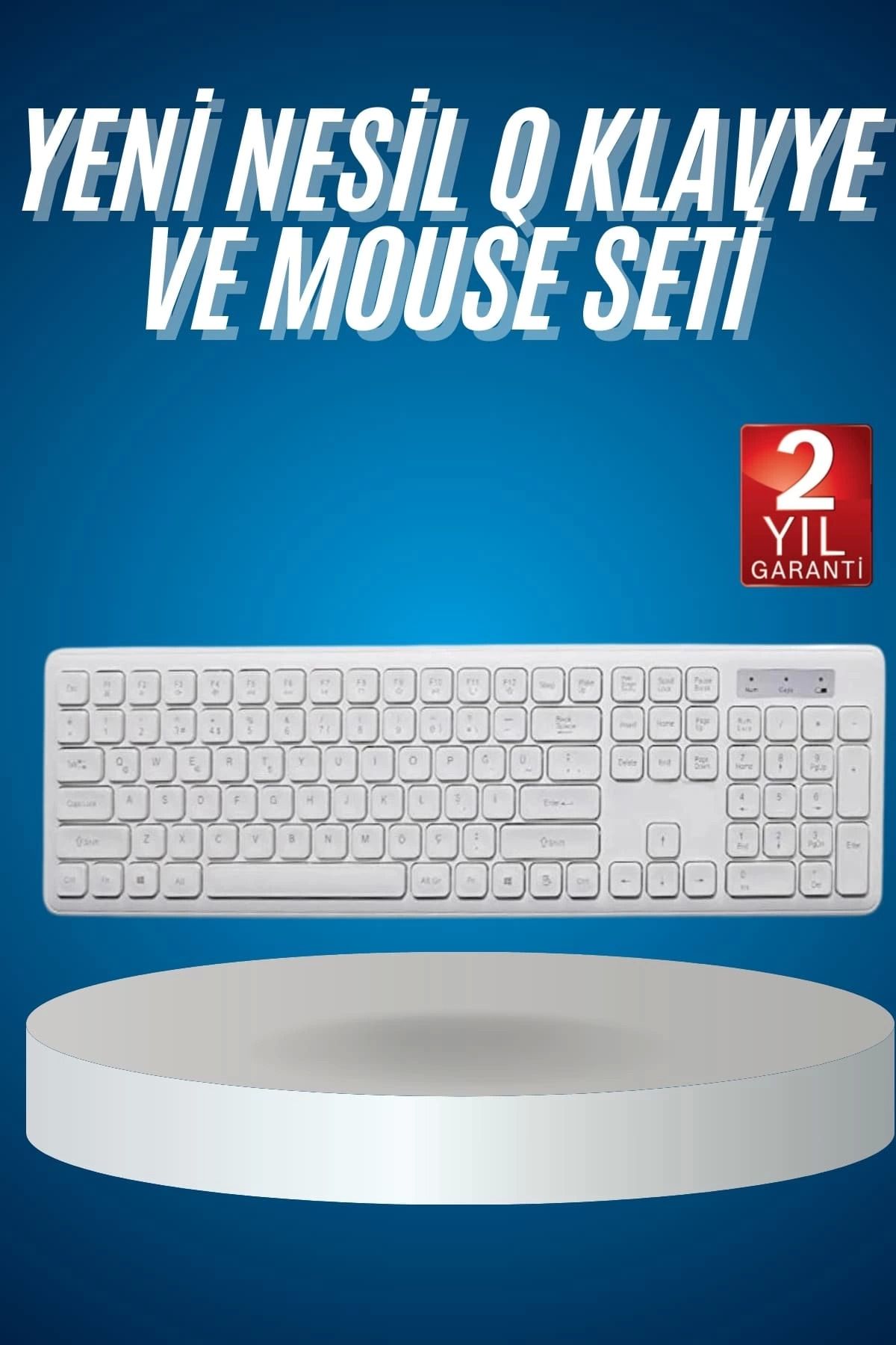 feifei 2.4 Ghz Wireless Kablosuz Klavye Mouse Seti Tv Pc Uyumlu