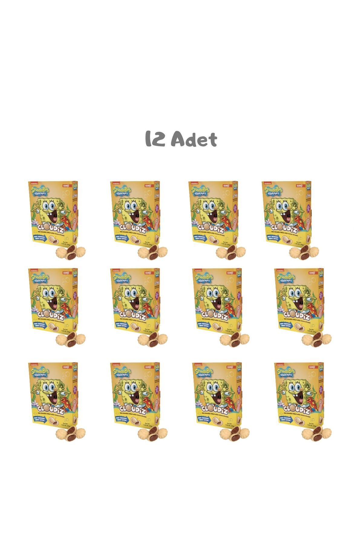 NİCKELODEON Cloudiz Chocolate Nickelodeon 30g 12 Adet