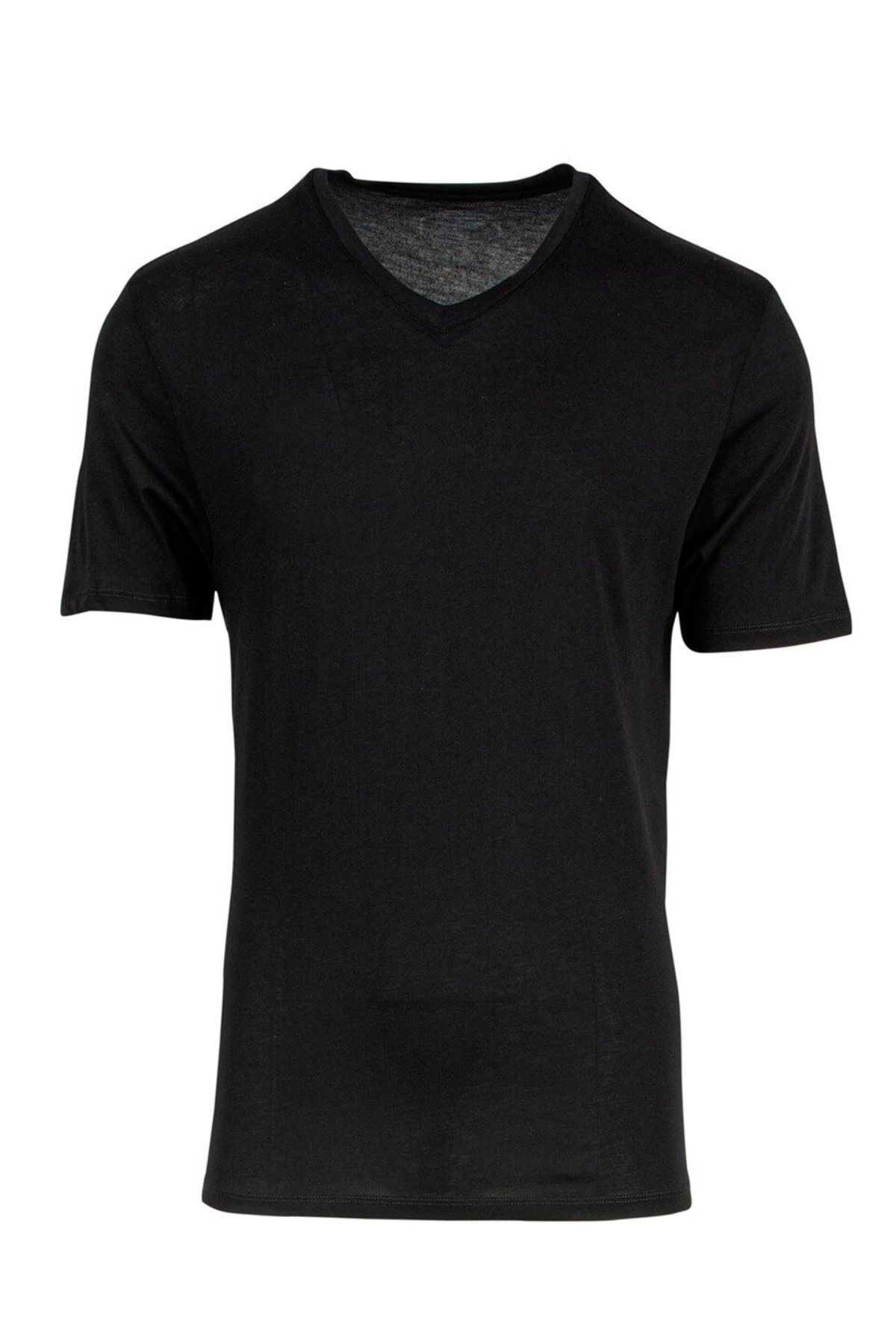 BSM Erkek Supima Pamuk V Yaka T-shirt 41853