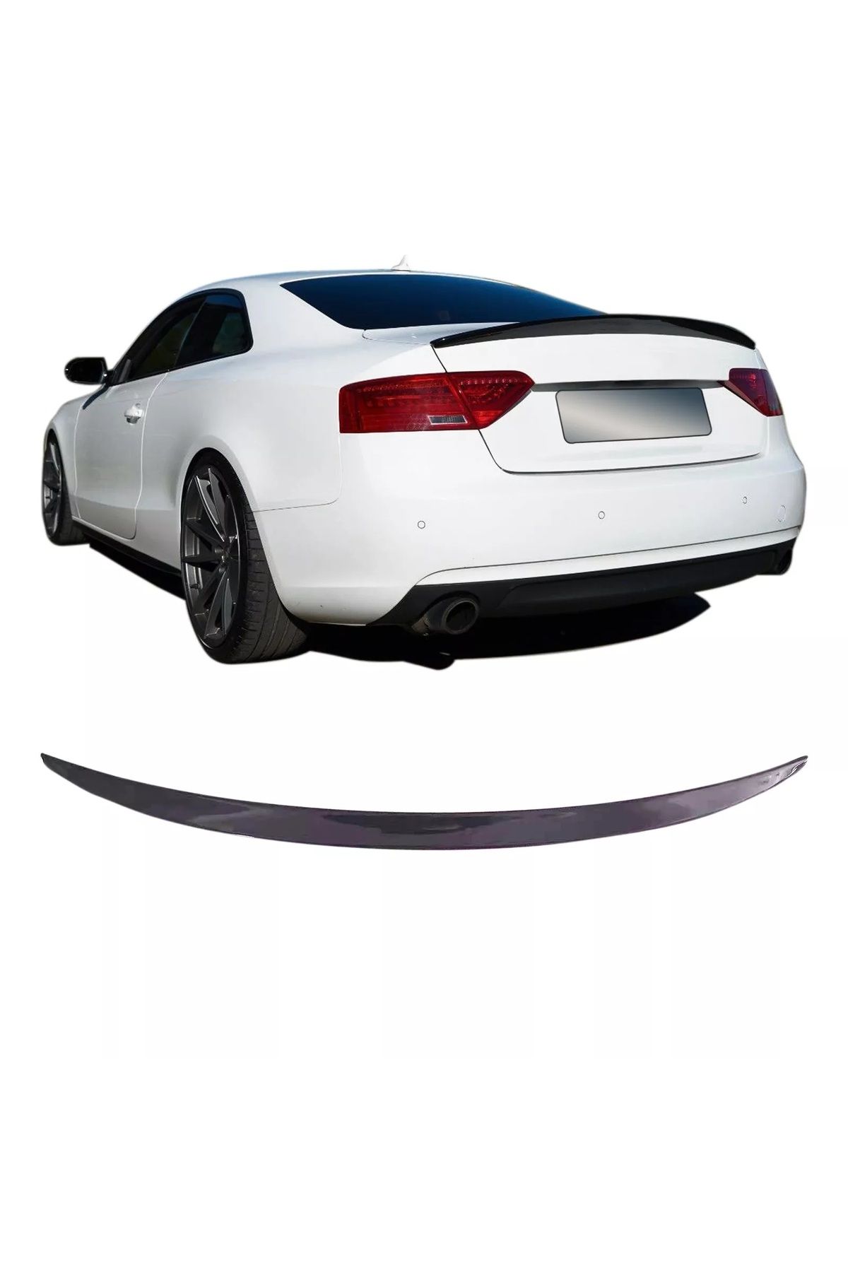 X POWER TUNİNG audi a5 2007-2016 plastik parlak siyah s5 spoyler