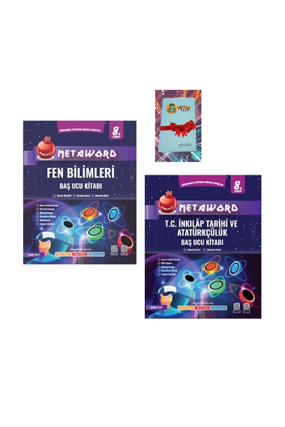 Nartest Yayınları 8. Sınıf Metaword FEN BİLİMLERİ + İNKILAP TARİHİ ( NOT DEFTERİ HEDİYE)