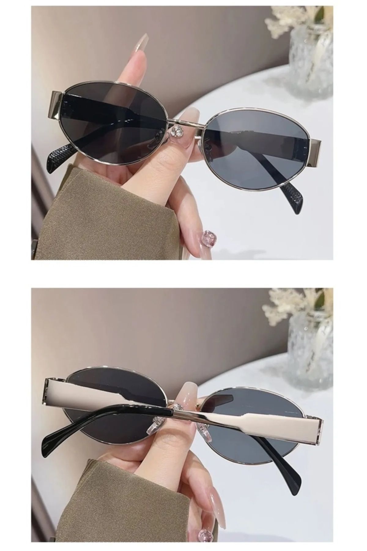 LOOKUP Güneş Gözlüğü Unisex Yeni Sezon UV400 Korumalı Kılıf Ve Silme Bezi Hediyeli