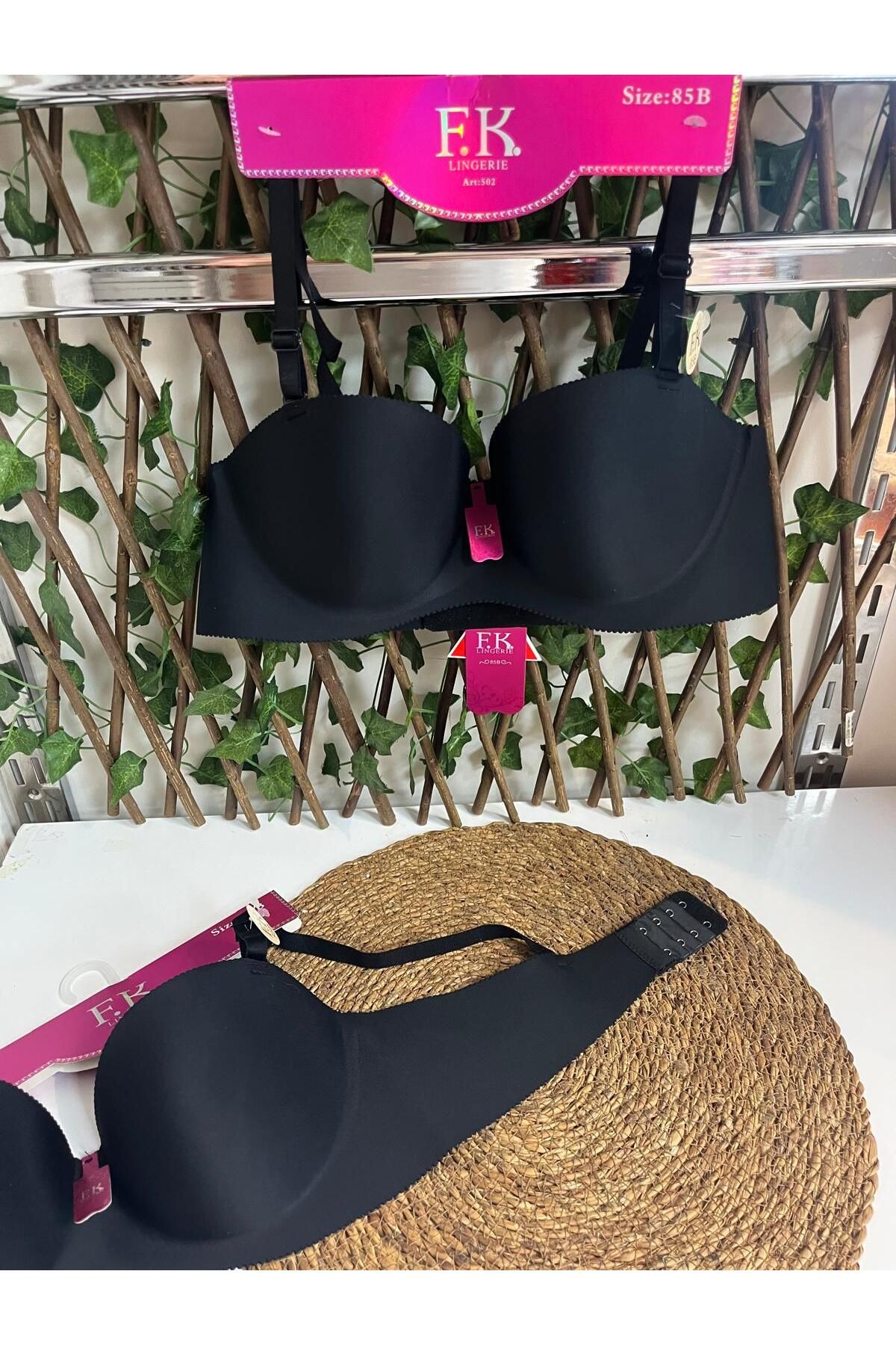 FK 502 Dolgusuz Balenli straplez Lazer Kesim Dikişsiz sütyen