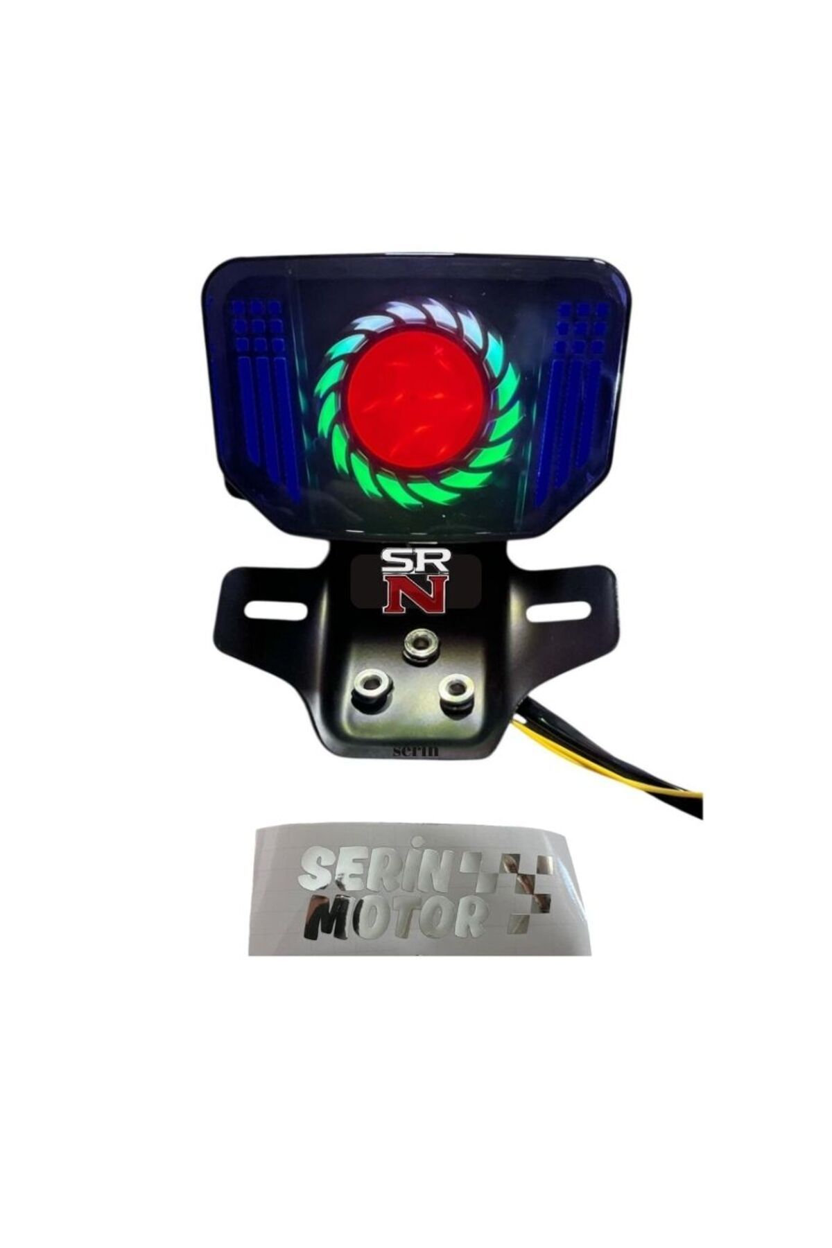 GMS SRNMOTOR Cg Çita Modifiye Angel Model Arka Stop Dönerli Mavi Komple ( Sinyalli )