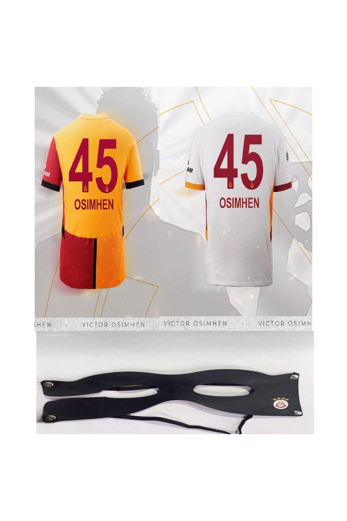 Alaturka Mix 𝘨𝘢𝘭𝘢𝘵𝘢𝘴𝘢𝘳𝘢𝘺 O.S.İ.M.H.E.N. 45 İKİLLİ FORMA İÇ SAHA DEPLASMAN BEYAZ 5 YILDIZLI