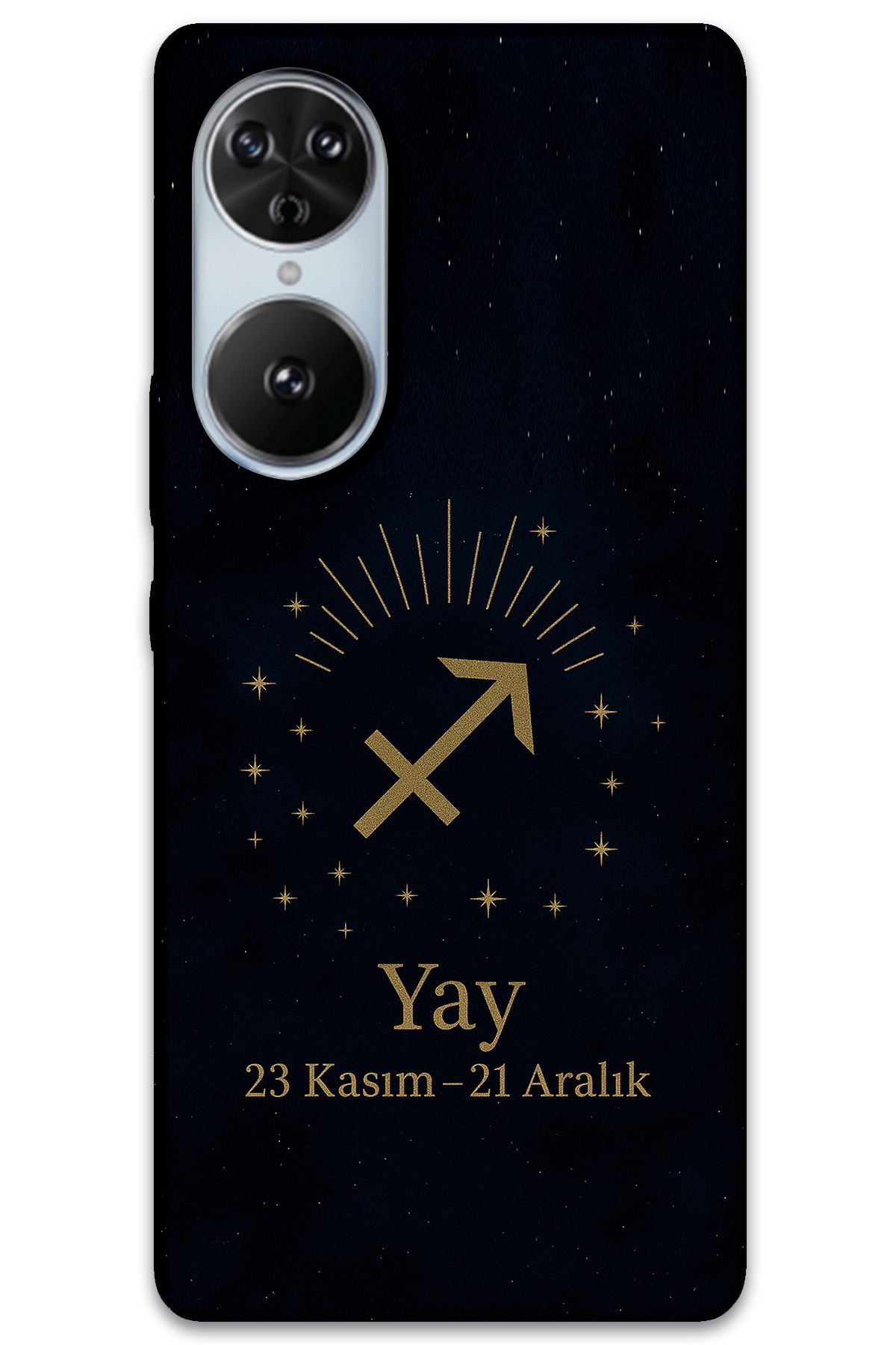 Gramaphone Reeder S19 Max Pro S Edge Uyumlu Yay Burcu Desenli Telefon Kılıfı + Ekran Koruyucu - 5776