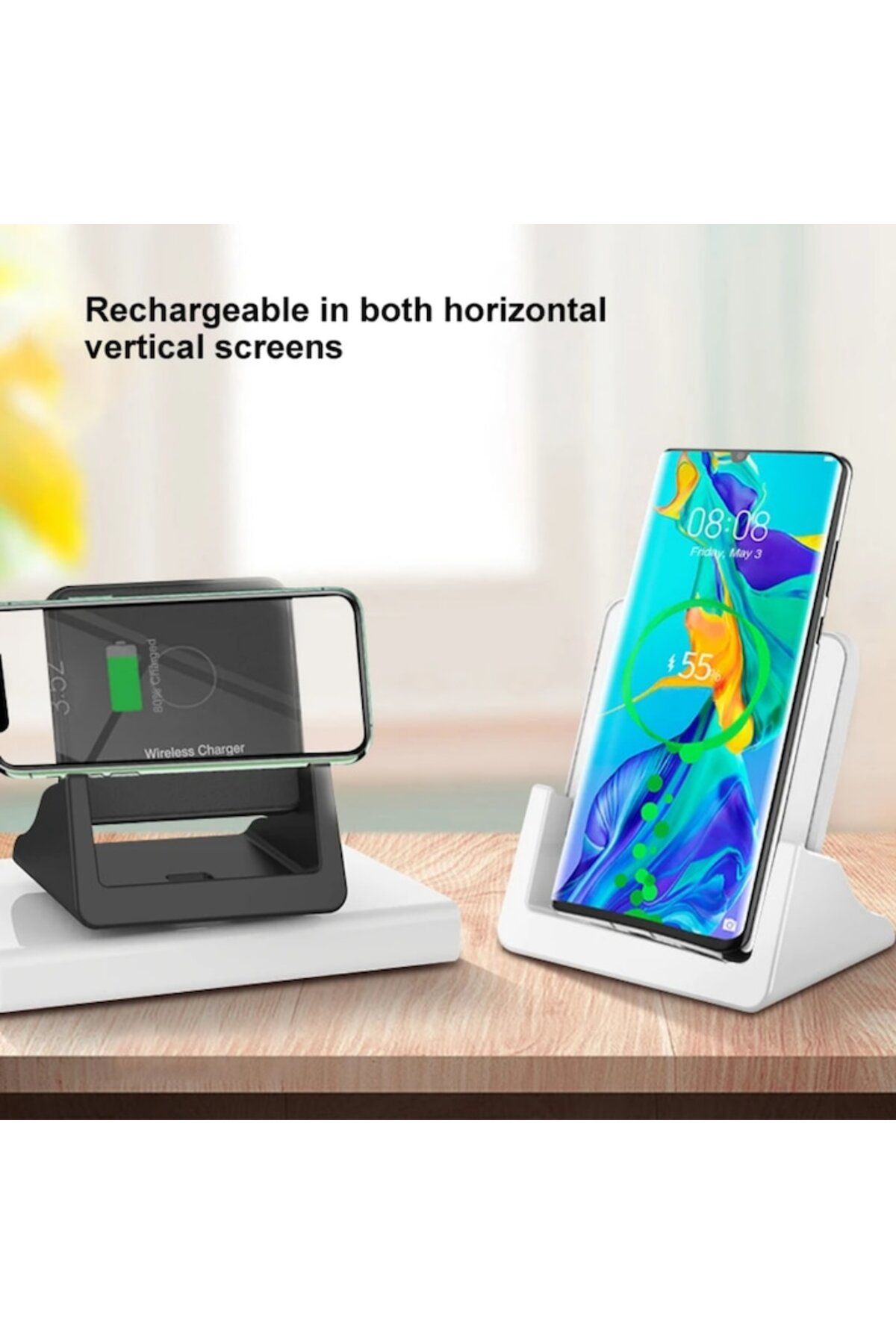 OEM-Încărcător rapid wireless, încărcare rapidă 10W, indicator LED, protecție la încărcare, compatibilitate universală 3