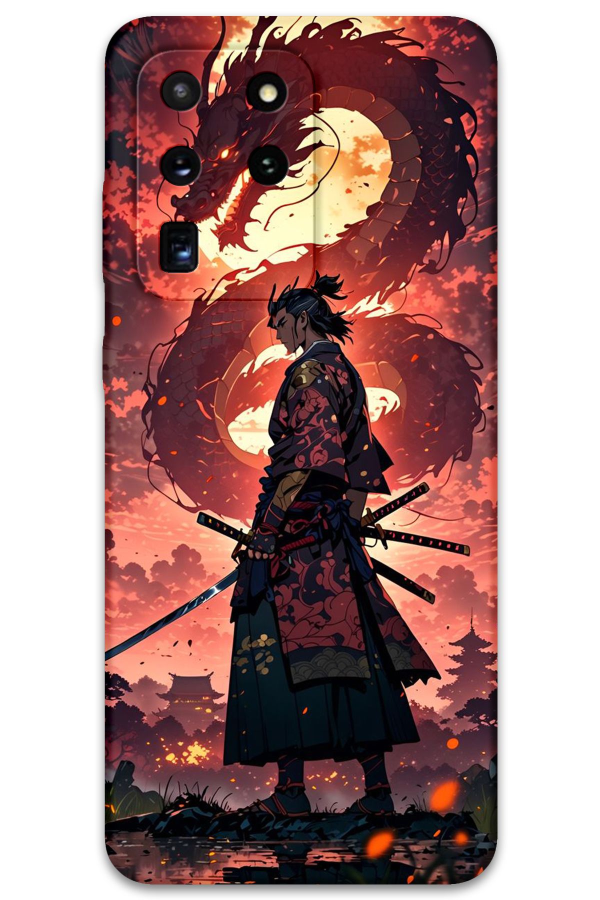 Gramaphone Galaxy S20 Ultra Uyumlu Anime Desenli Telefon Kılıfı + Ekran Koruyucu - 5751