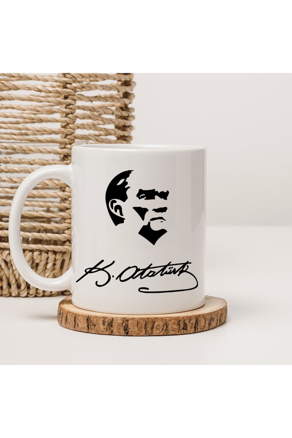 BRKDESING M.KEMAL ATATÜRK BASKILI KUPA BARDAK