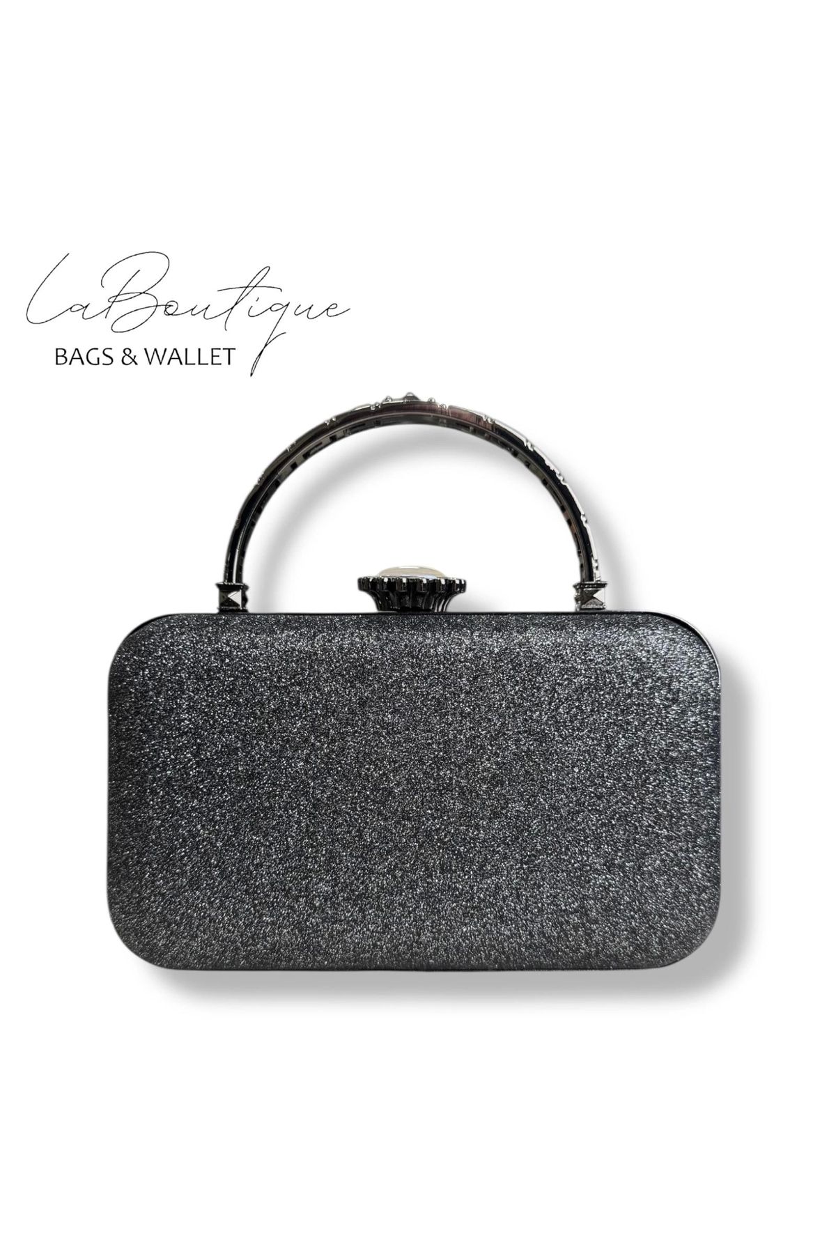 LA BOUTIQUE LB ABİYE ÇANTA 25-015 ANTRASİT