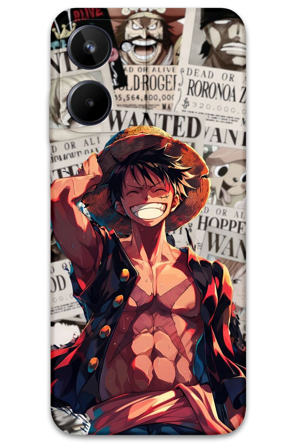 Gramaphone Realme 10 4G Uyumlu Anime Desenli Telefon Kılıfı + Ekran Koruyucu - 5754