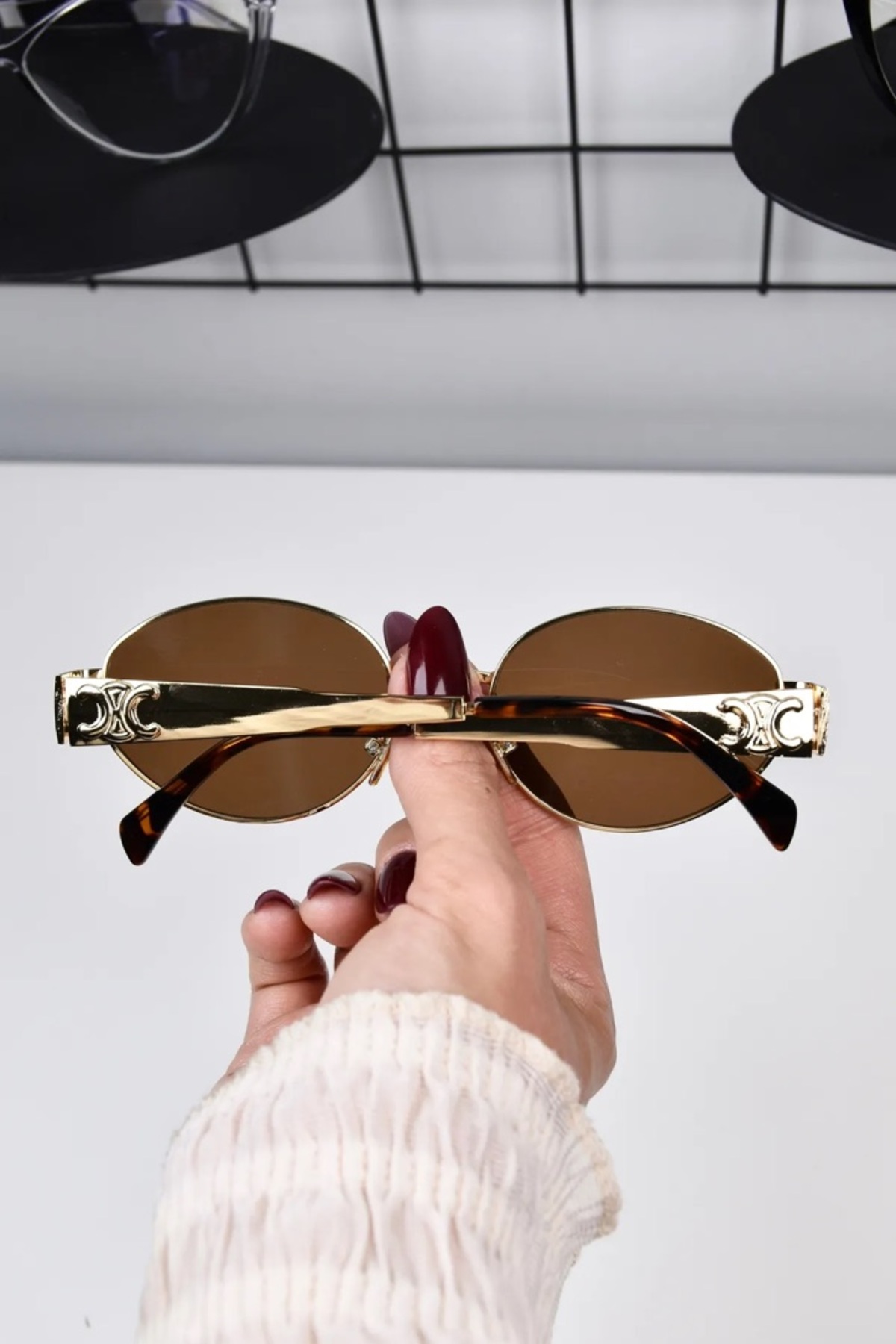LOOKUP EROS- Güneş Gözlüğü Unisex Yeni Sezon UV400 Korumalı Kılıf Ve Silme Bezi Hediyeli görsel 5
