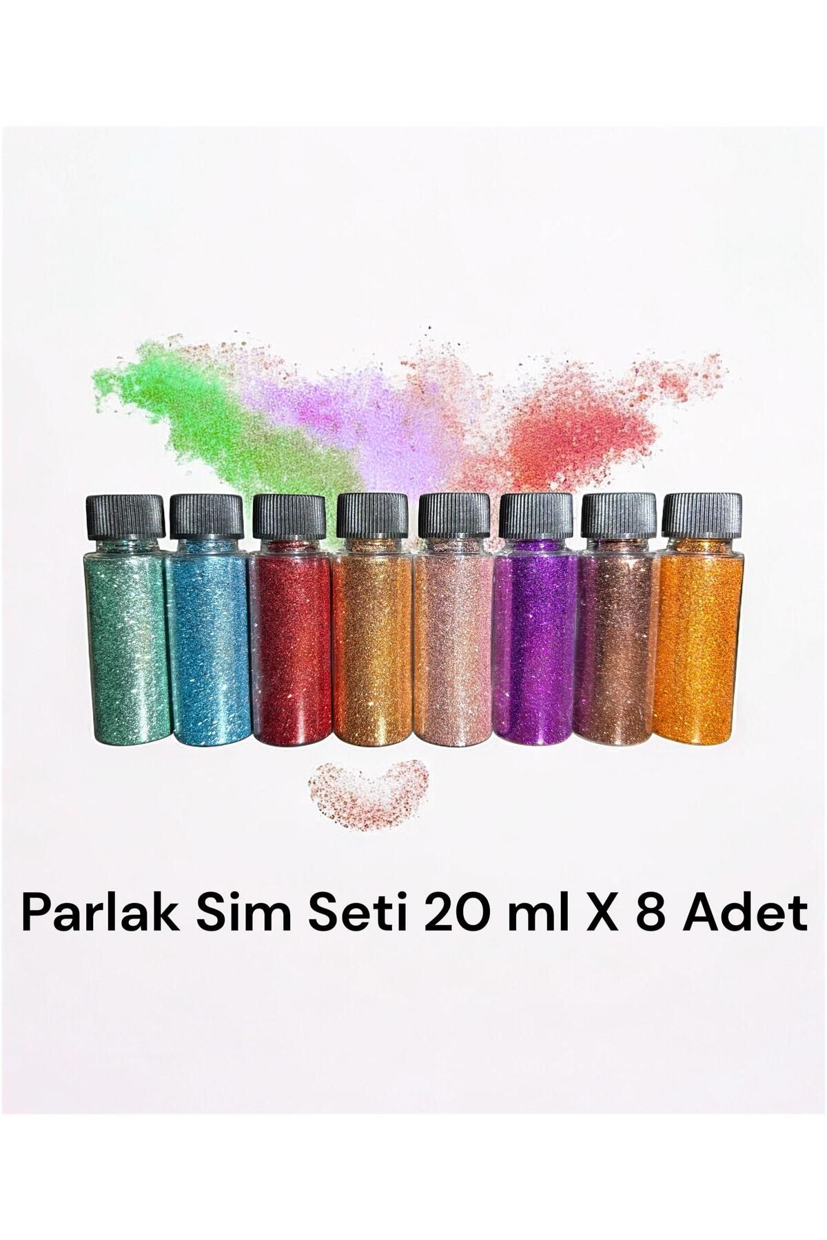 stonechem Yüksek Parlaklık Sim Seti 20 ml X 8 Adet Canlı Renkler
