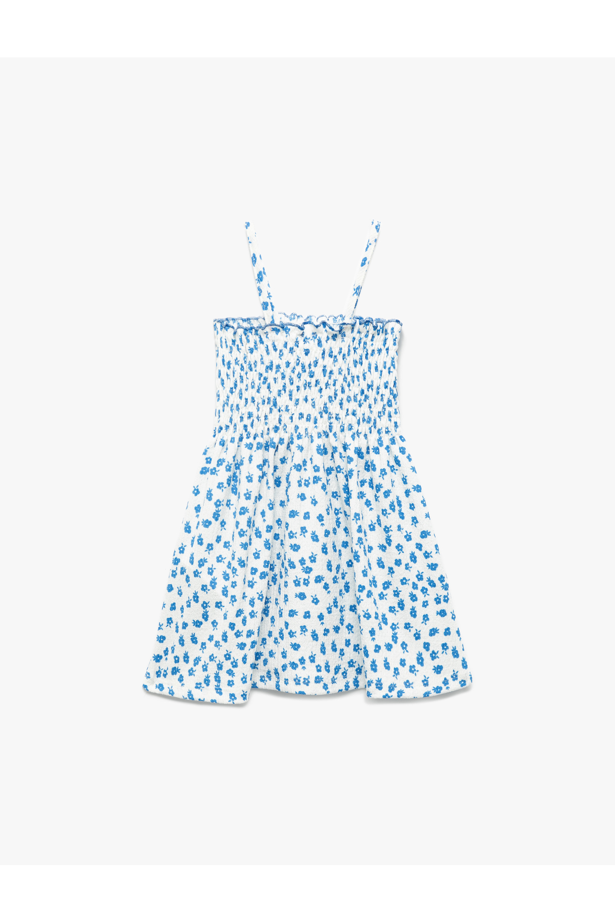 Koton Gipeli Çiçek Desenli A Kesim Askılı Elbise fotoğrafı 2 (önizleme)