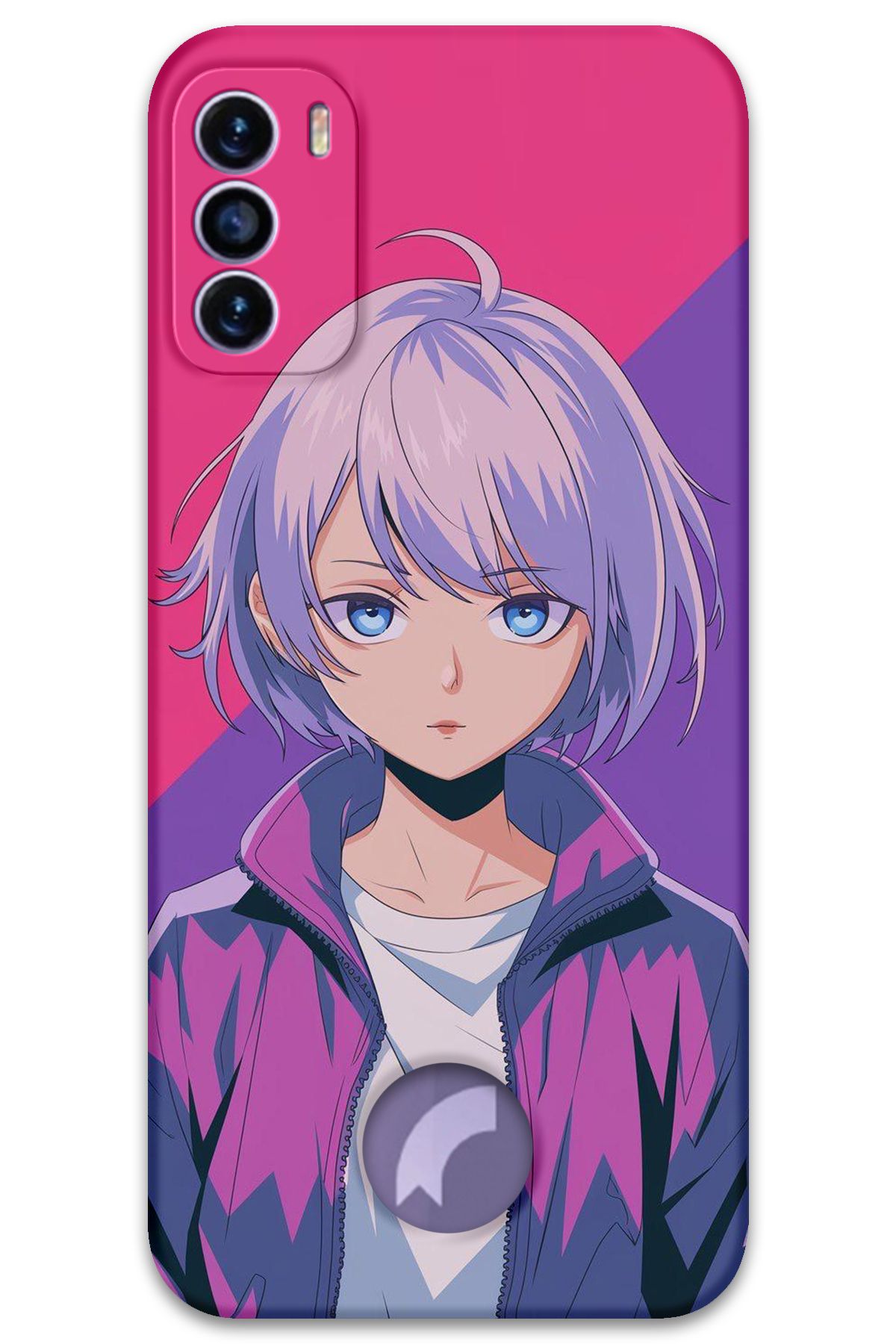 Gramaphone Reeder S19 Max Pro S Uyumlu Anime Desenli Telefon Kılıfı + Ekran Koruyucu - 5742