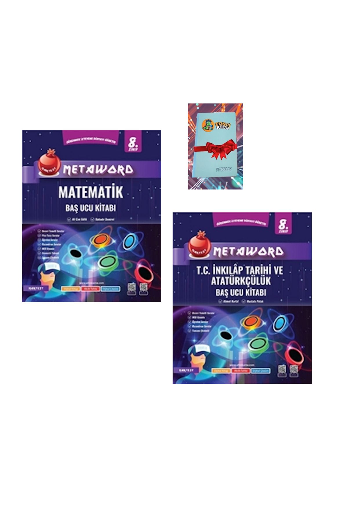 Nartest Yayınları 8. Sınıf Metaword MATEMATİK + İNKILAP TARİHİ ( NOT DEFTERİ HEDİYE)