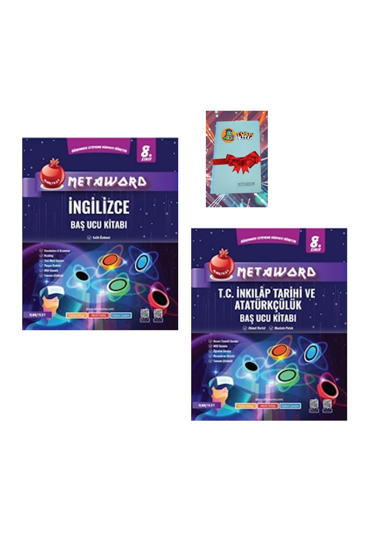 Nartest Yayınları 8. Sınıf Metaword İNGİLİZCE + İNKILAP TARİHİ ( NOT DEFTERİ HEDİYE)