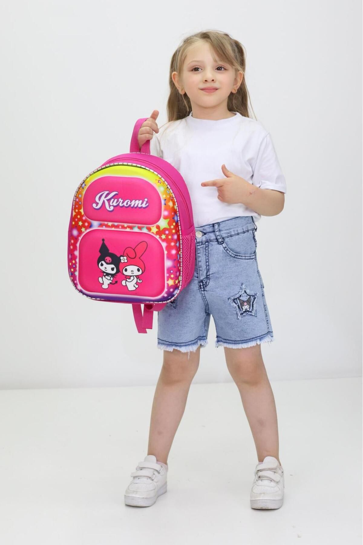 Probag Kuromi Temalı Sevimli Ortopedik Anaokulu ve İlkokul Çantası