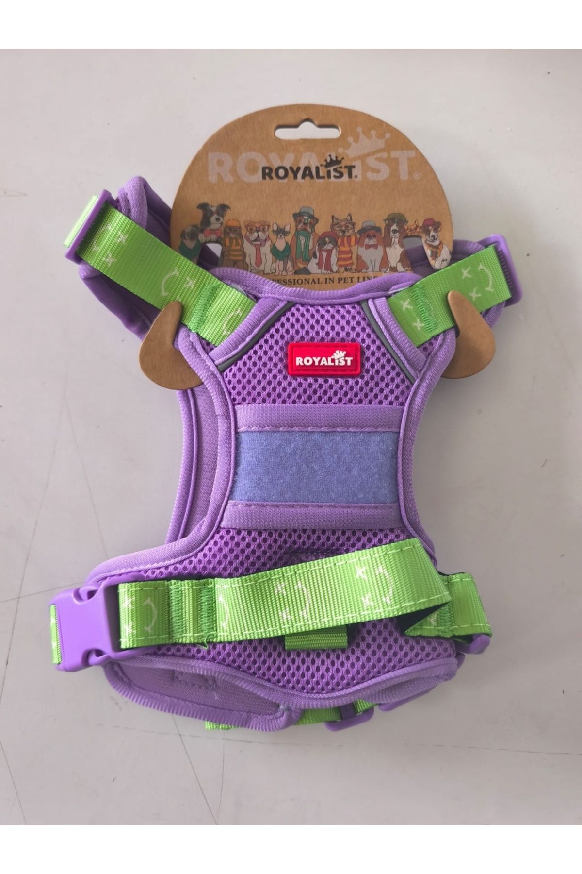 Royalist Mesh Göğüs Tasması Nefes Alabilen, Ayarlanabilir, Renkli Tasarım