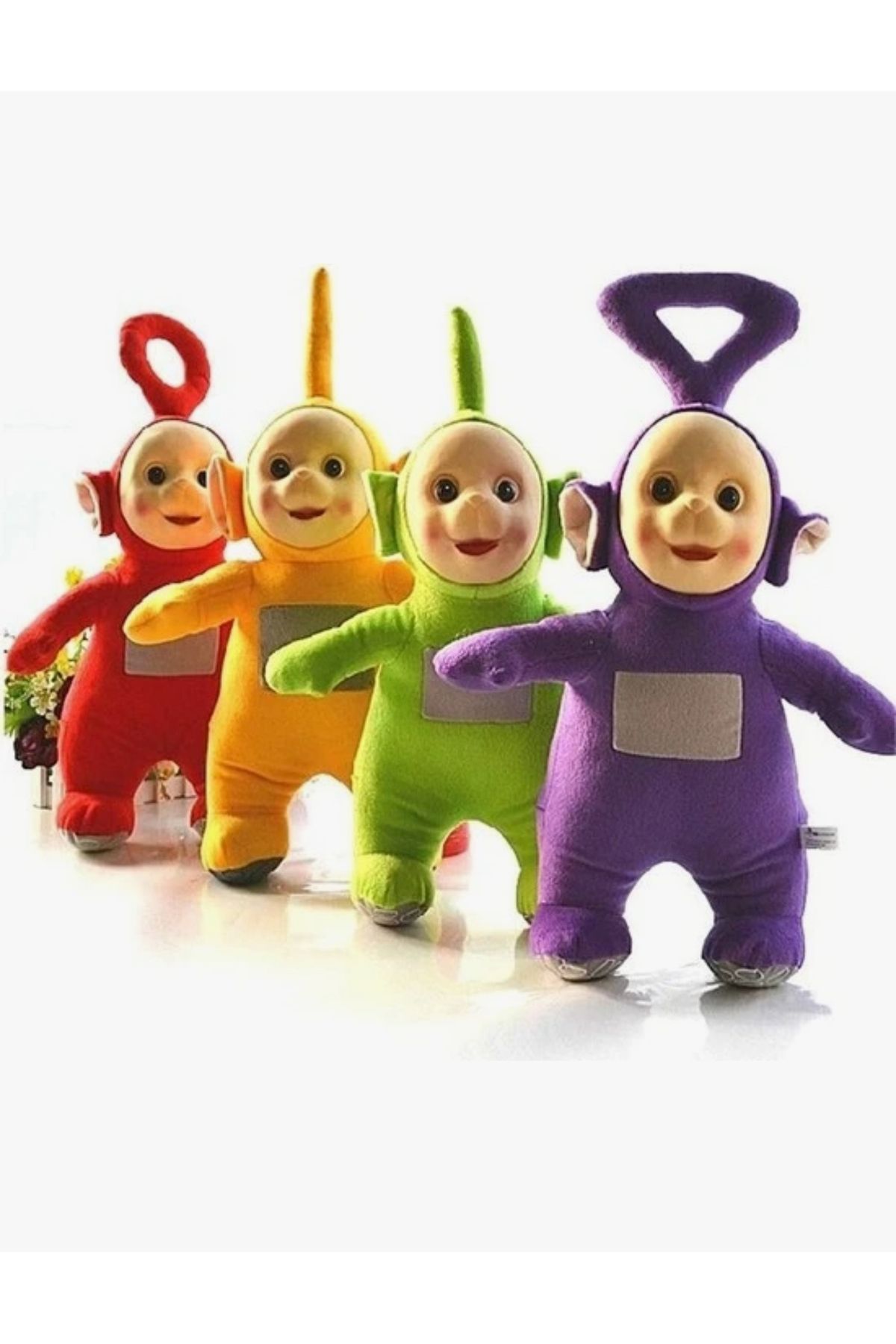 seyuse Teletabi Peluş 4 Sevimli Karakter Oyuncak Teletubbies Özel 25 cm Po Tinky Winky Laa Laa Dipsy Pelüş
